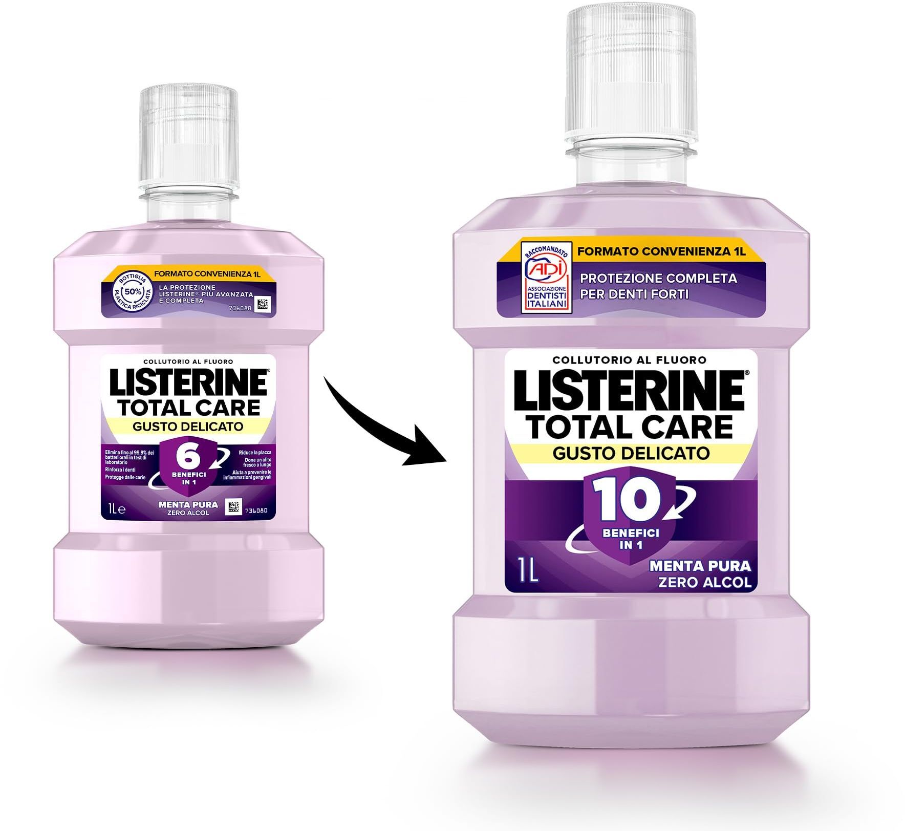Ополіскувач для ротової порожнини Listerine Total Care 1лфото