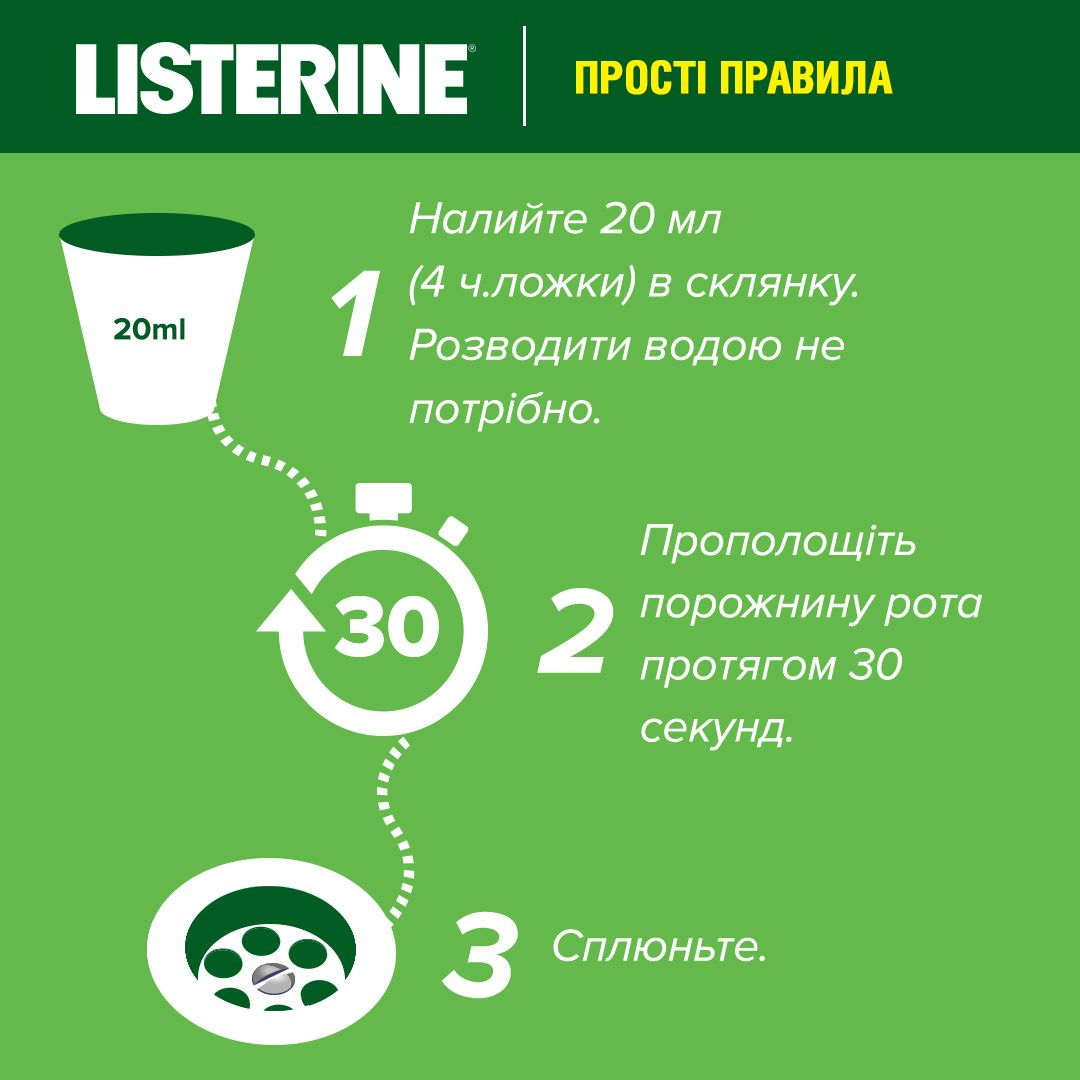 Ополаскиватель для полости рта Listerine Naturals 500мл фото 13