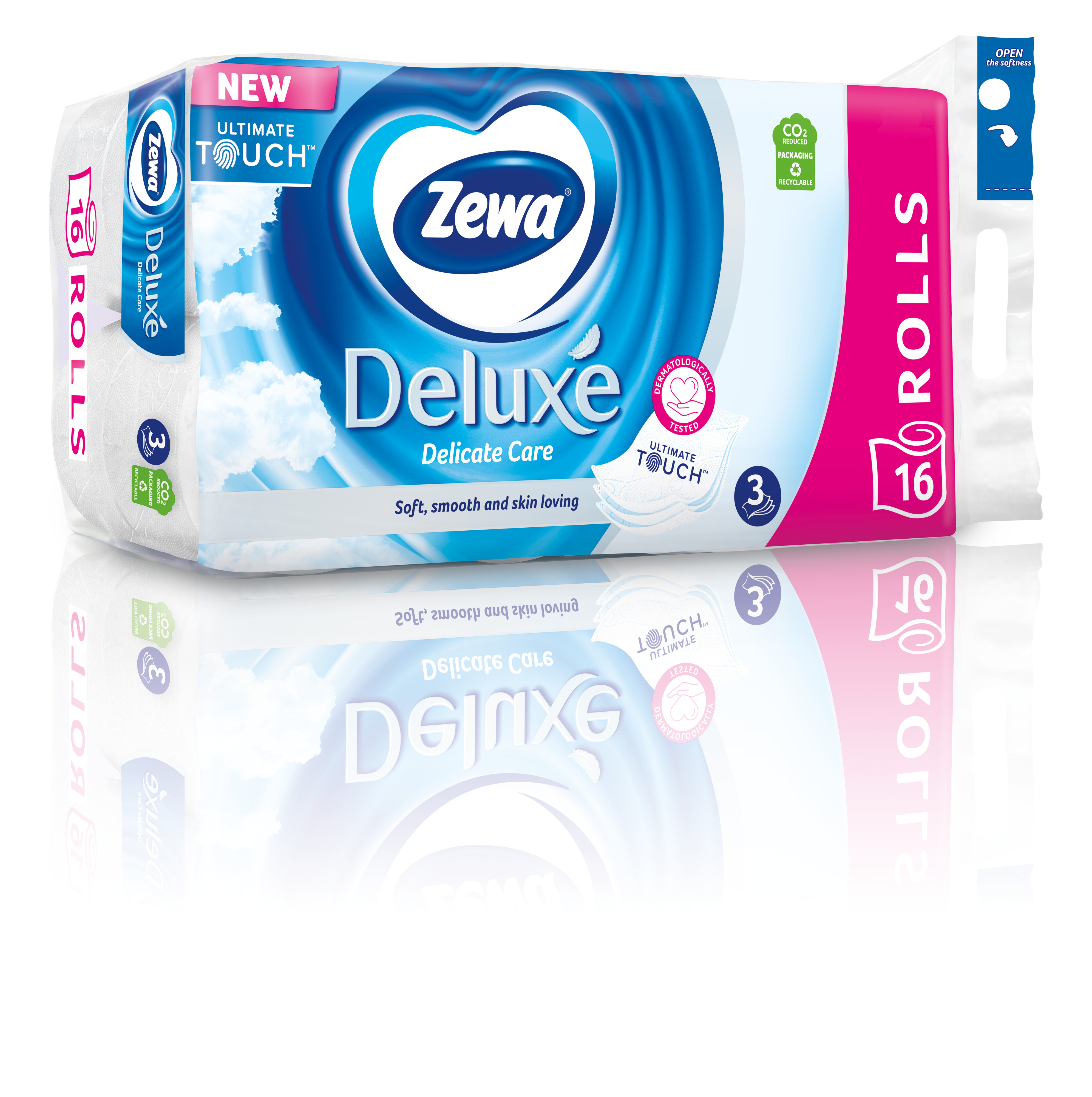 Туалетная бумага Zewa Deluxe белая 16 шт фото 2