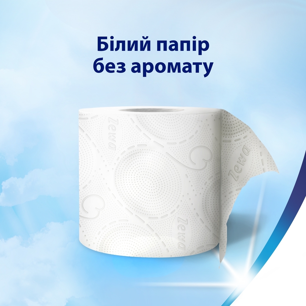 Туалетний папір Zewa Deluxe білий 16 штфото4