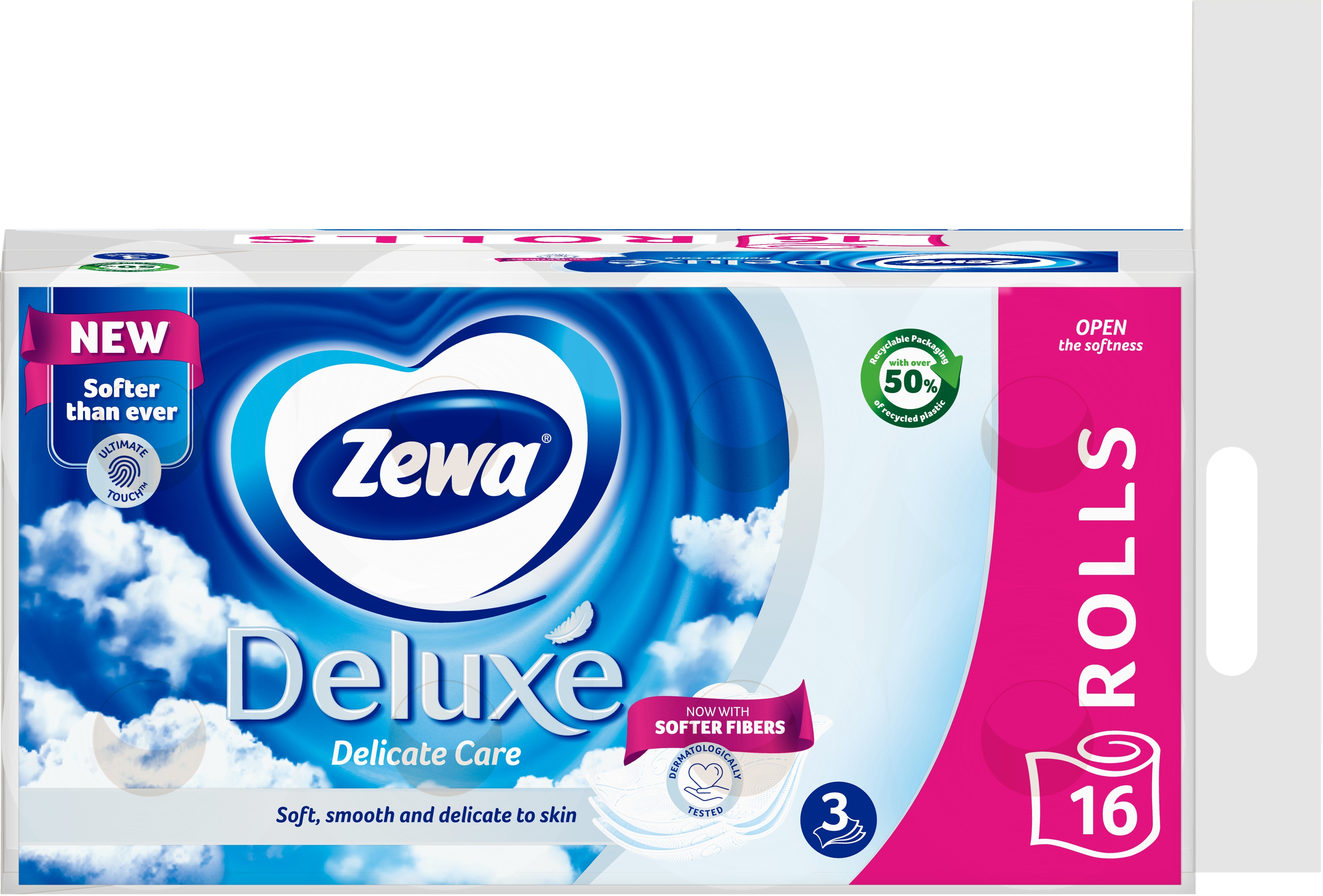Туалетний папір Zewa Deluxe білий 16 штфото2
