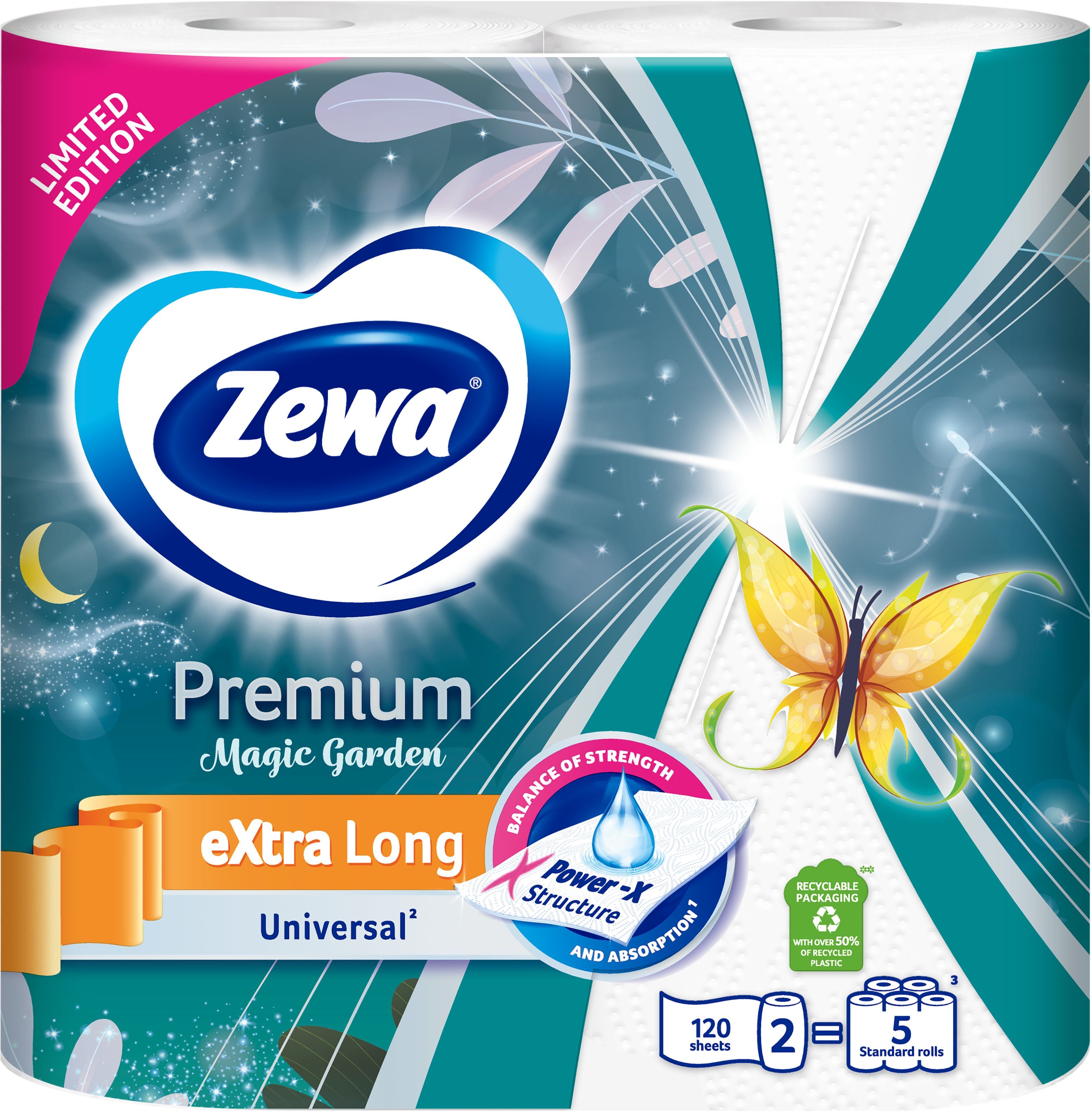Паперові рушники Zewa Extra Long 2 шари 2 штфото2