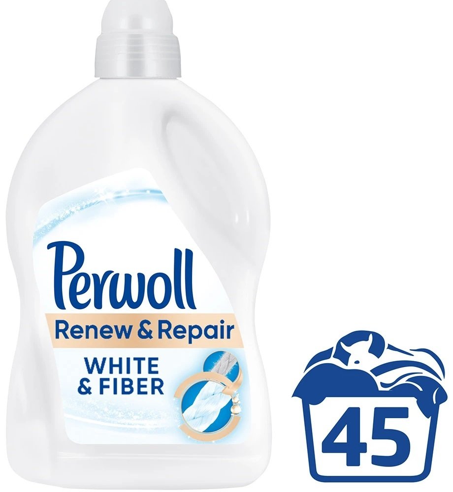 Perwoll Пральний засіб Advanced White Для делікатного прання білих речейфото2