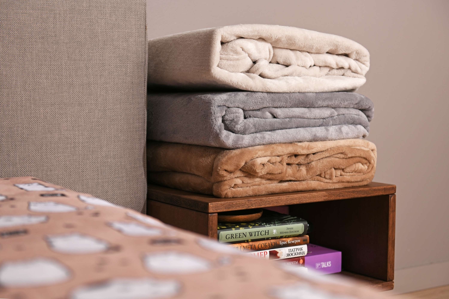 Плед ARDESTO Flannel 160х200см бежевий (ART0205SB)фото