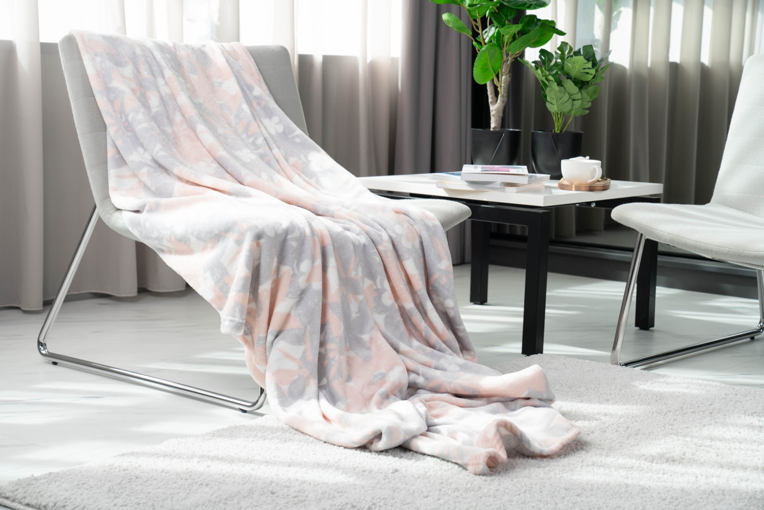 Плед ARDESTO Flannel 160х200см флора (ART0106PB) фото