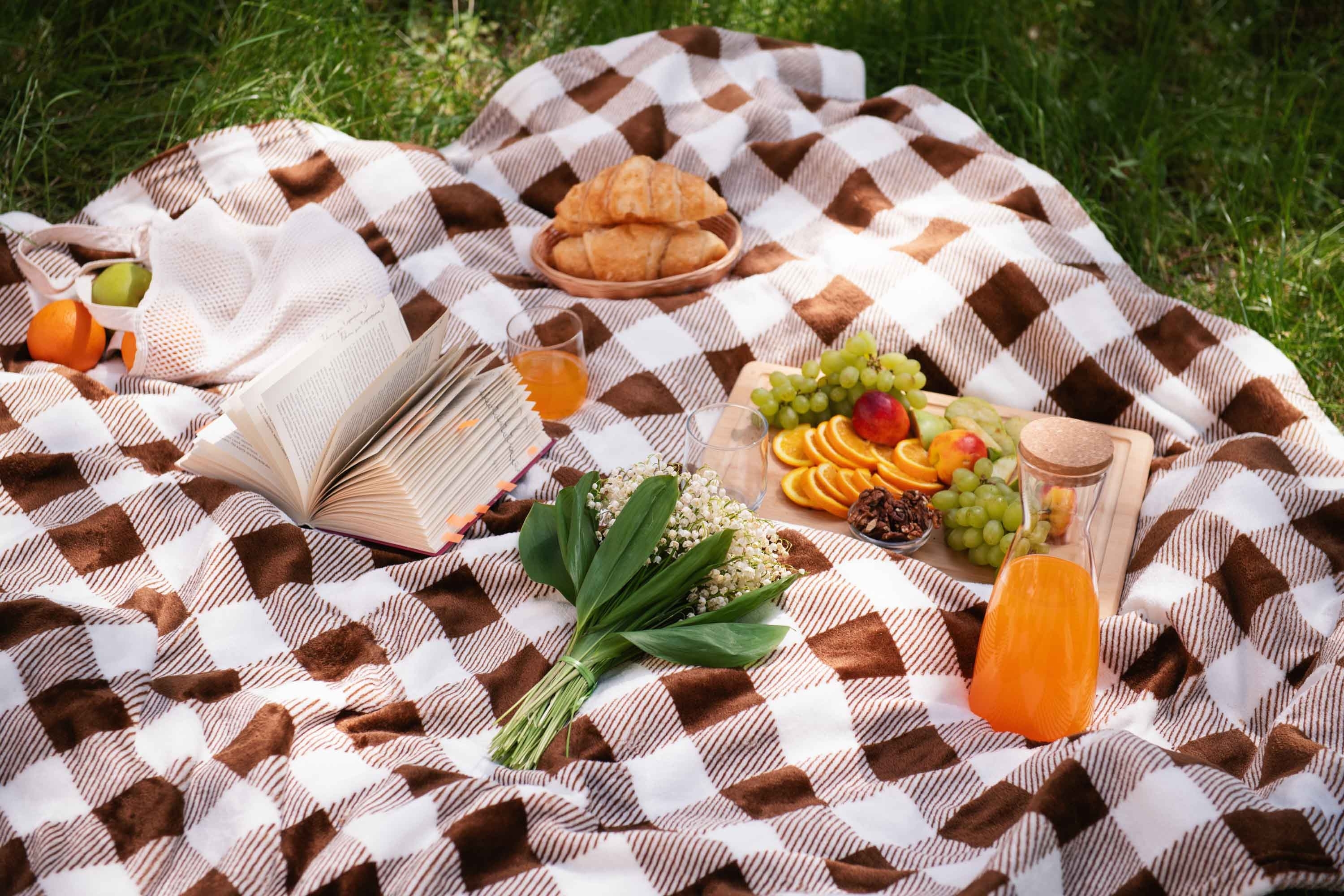 Плед ARDESTO Flannel 160х200см клітинка бежевий (ART0103PB)фото8