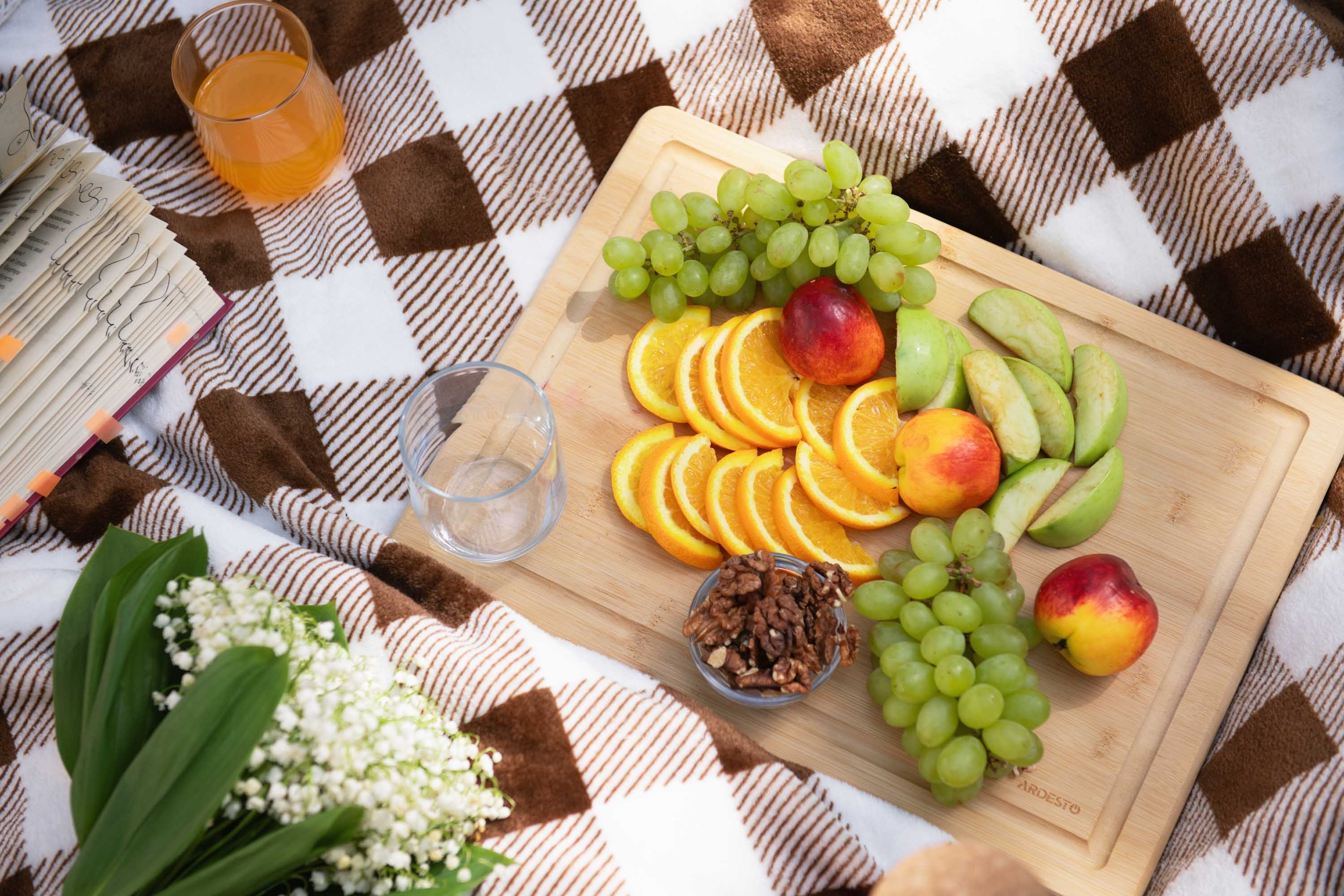 Плед ARDESTO Flannel 160х200см клітинка бежевий (ART0103PB)фото10