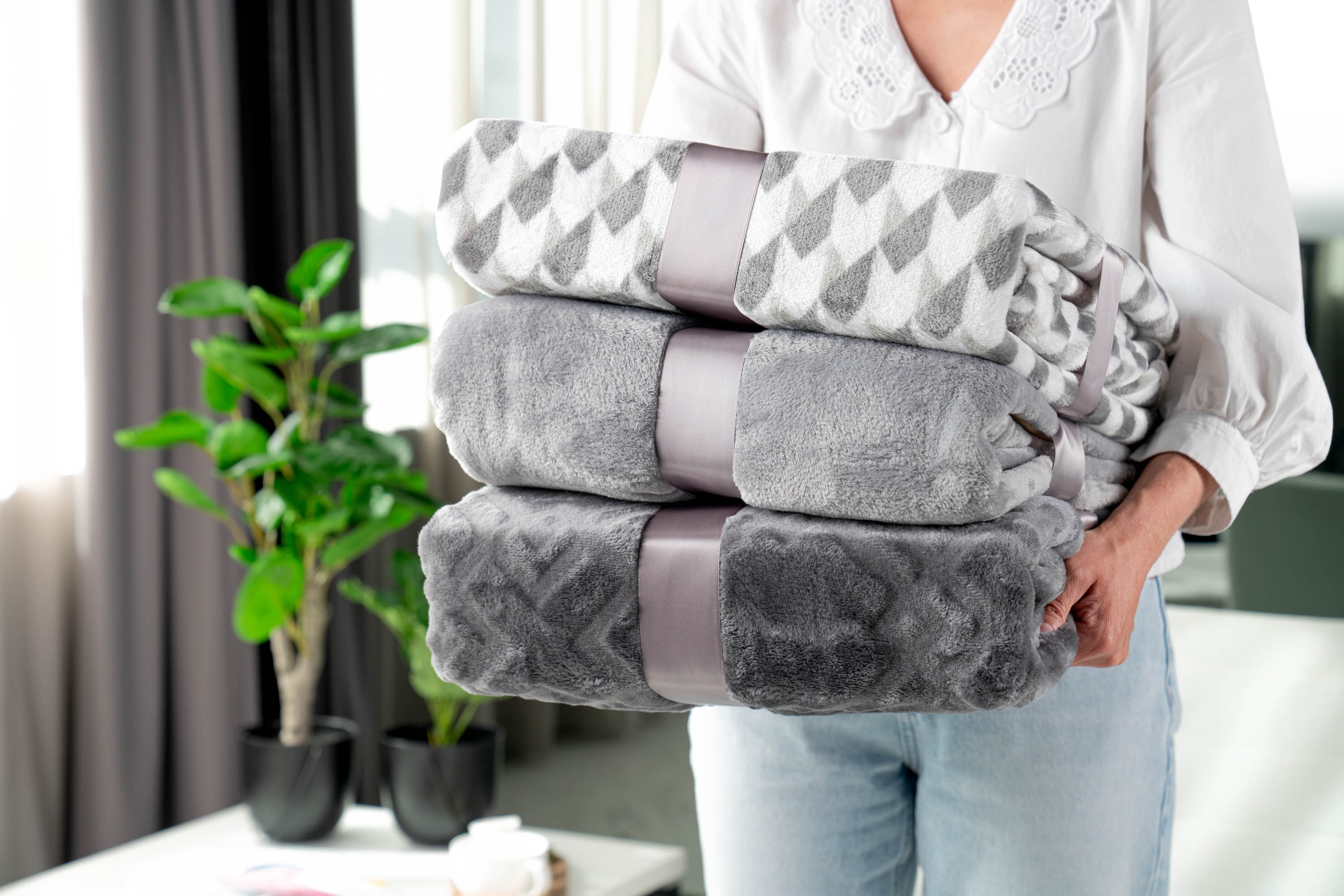 Плед ARDESTO Flannel 160х200см сірий (ART0203SB)фото3