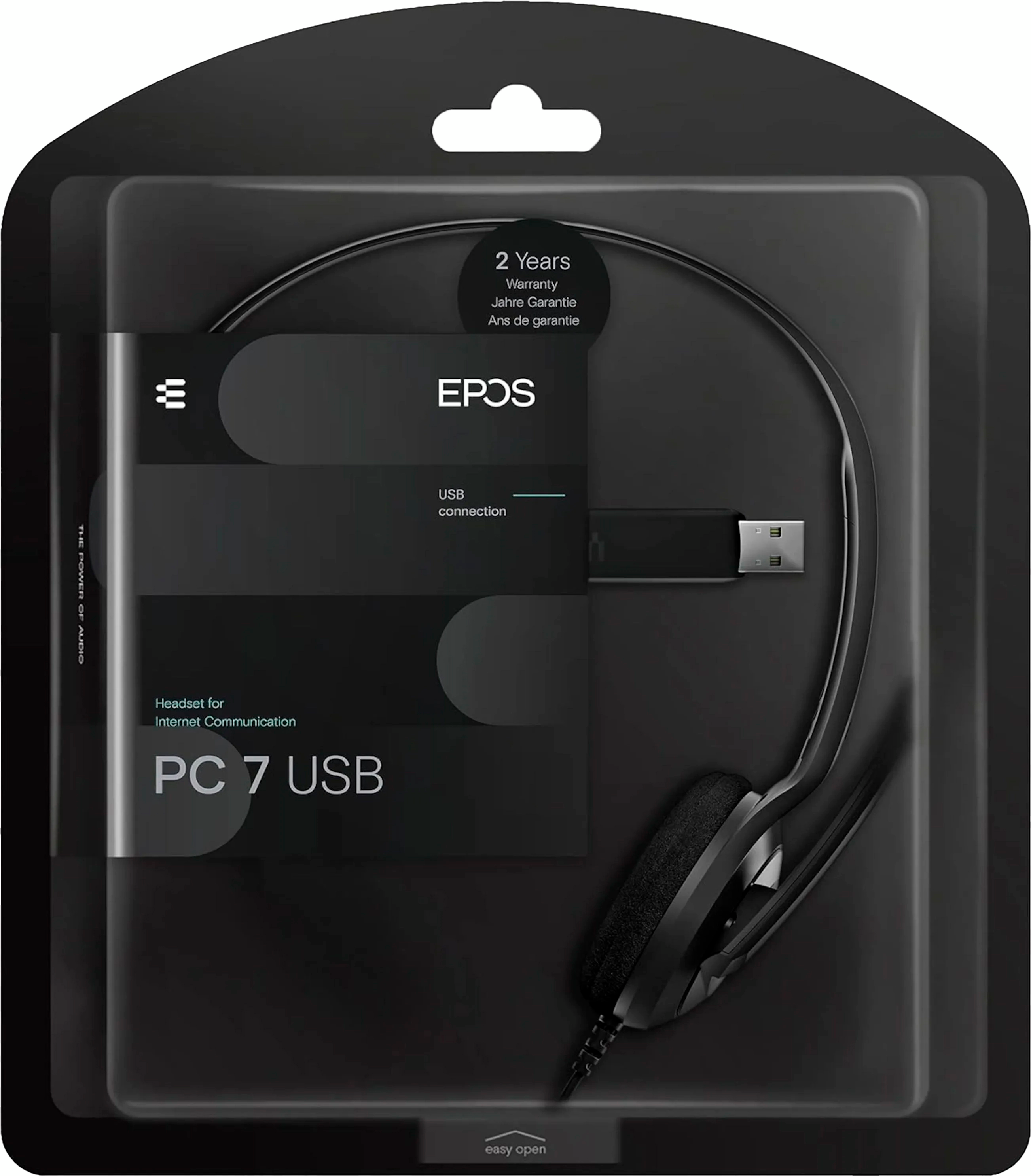 Гарнитура On-Ear Epos PC 7 Chat Mono USB (1000431) фото 6