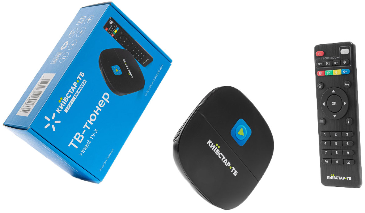 Медіаплеєр inext TV-X + 12 місяців Київстар ТБ «Преміум HD» (inextTV-X)фото