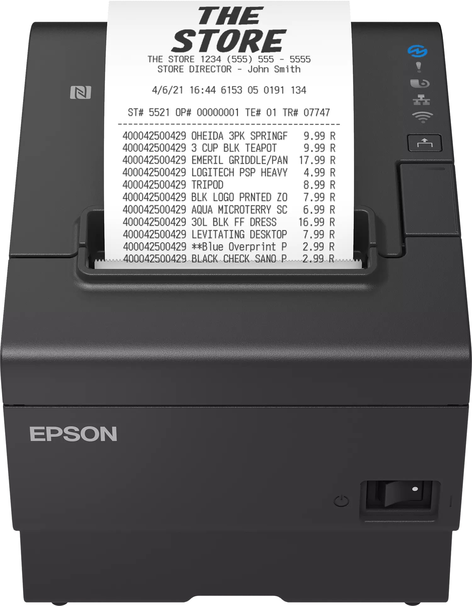 Принтер спец. Epson TM-T88VII RS-232/USB/Ethernet I/F Incl.PC Black (C31CJ57112) фото2