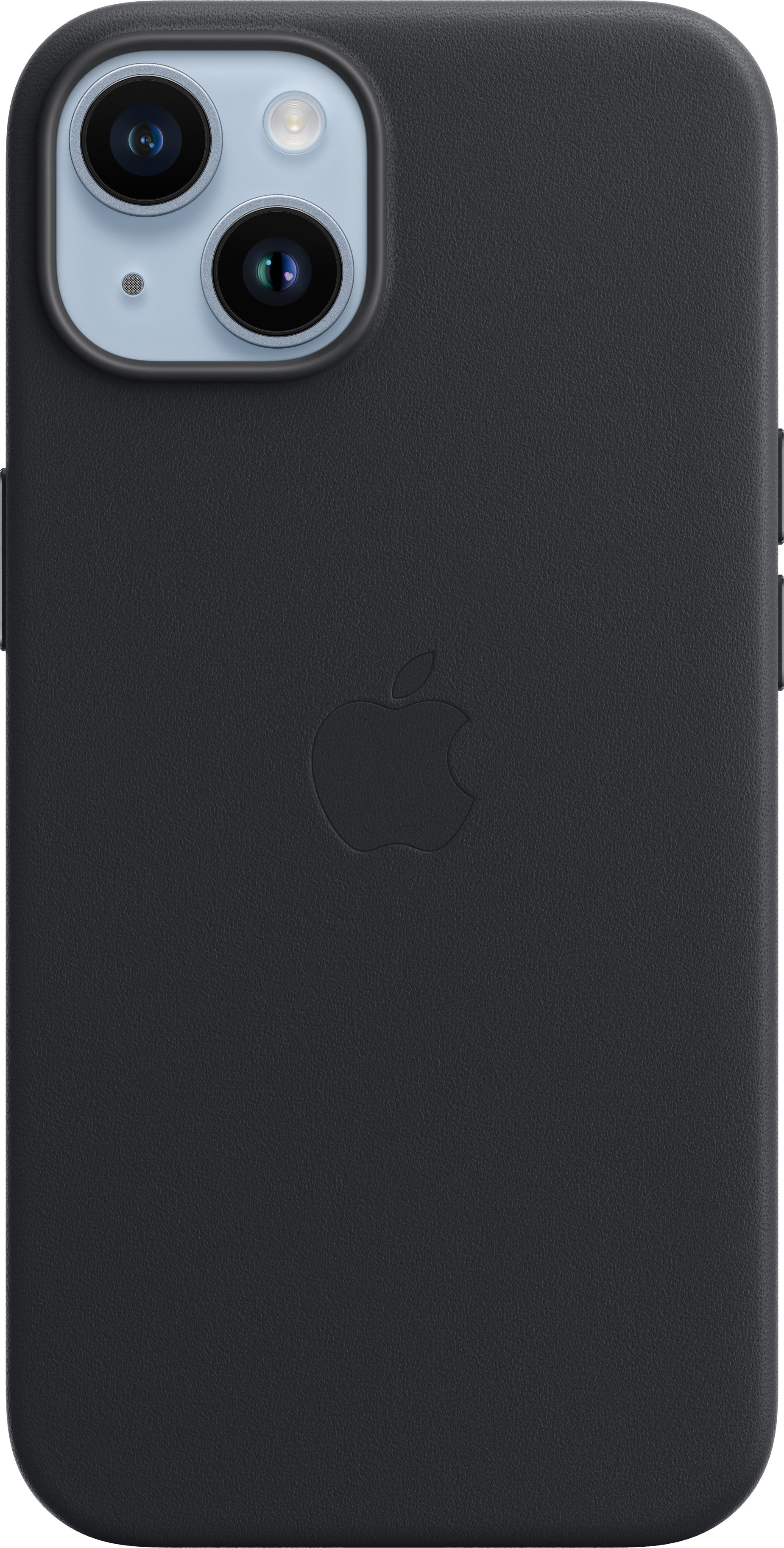 Чохол Apple для iPhone 14 Leather Case with MagSafe Midnight (MPP43ZM/A)фото4