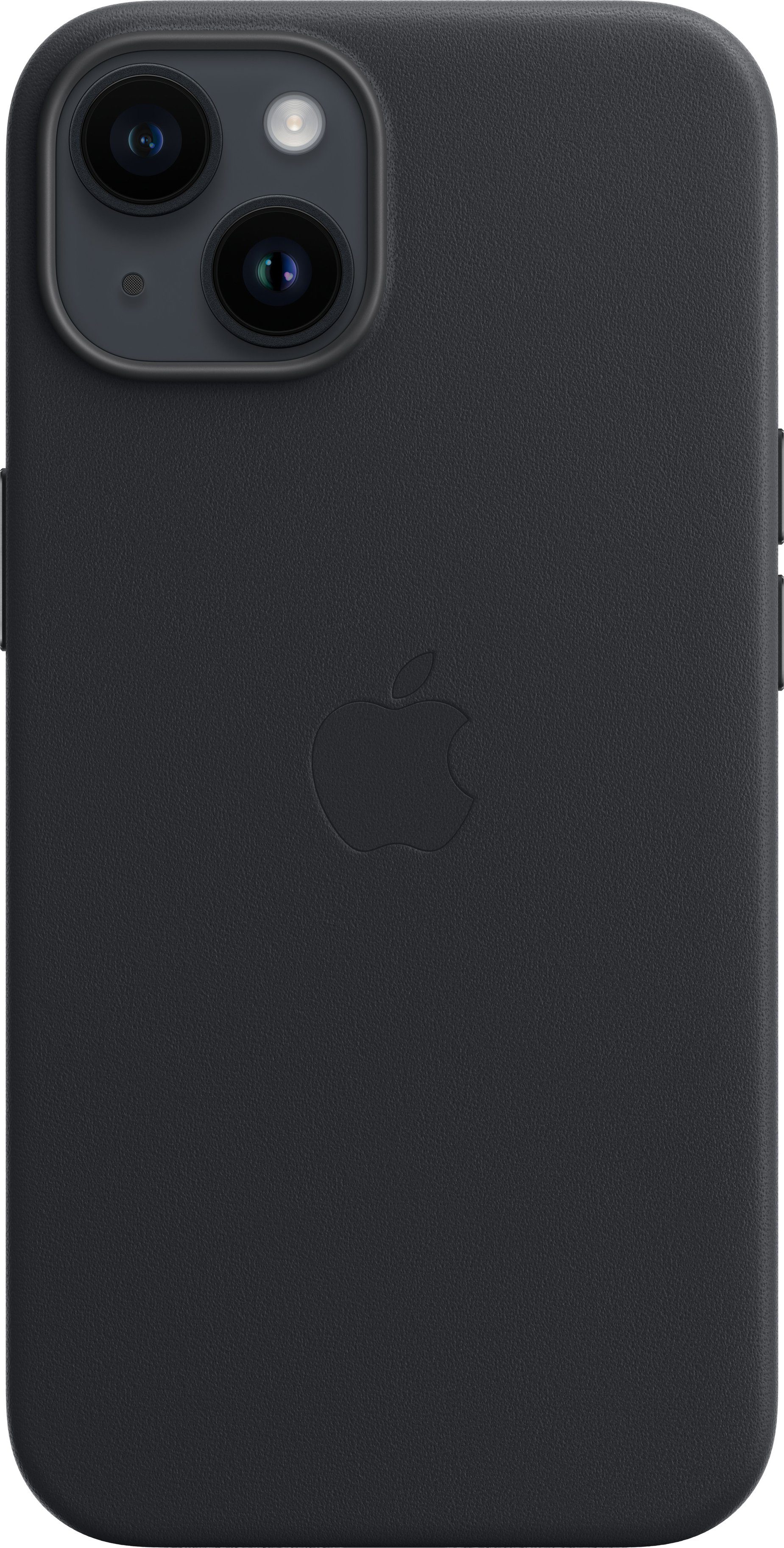 Чохол Apple для iPhone 14 Leather Case with MagSafe Midnight (MPP43ZM/A)фото5
