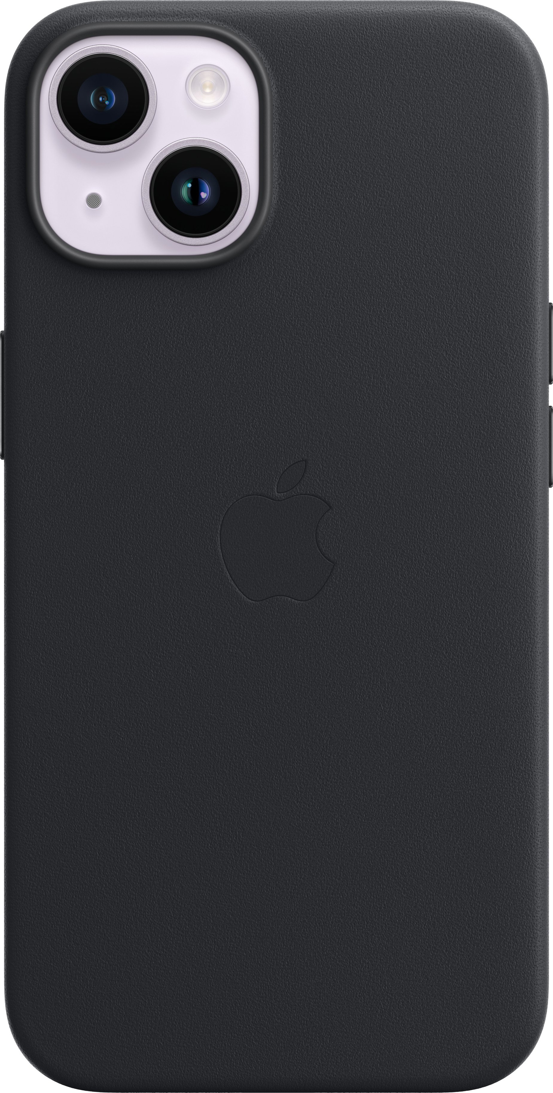 Чохол Apple для iPhone 14 Leather Case with MagSafe Midnight (MPP43ZM/A)фото6