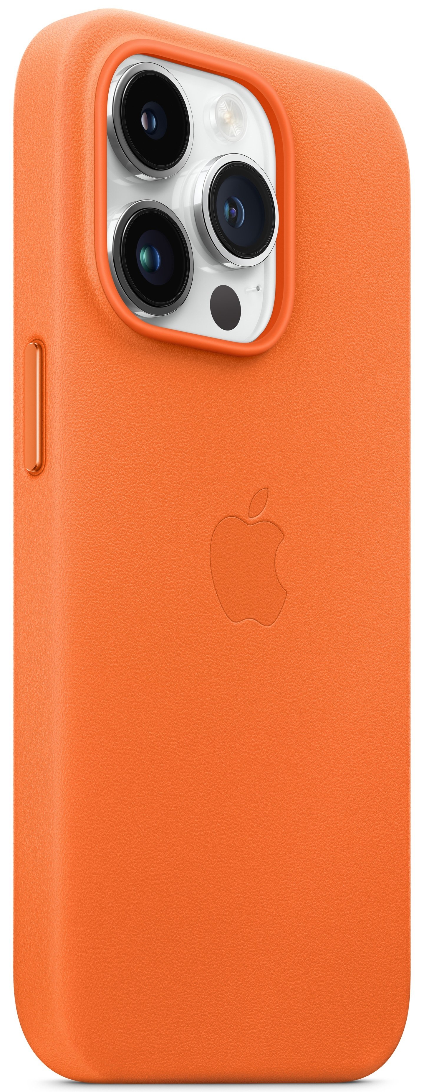 Чехол Apple для iPhone 14 Pro Leather Case with MagSafe Orange (MPPL3RM/A) фото 5