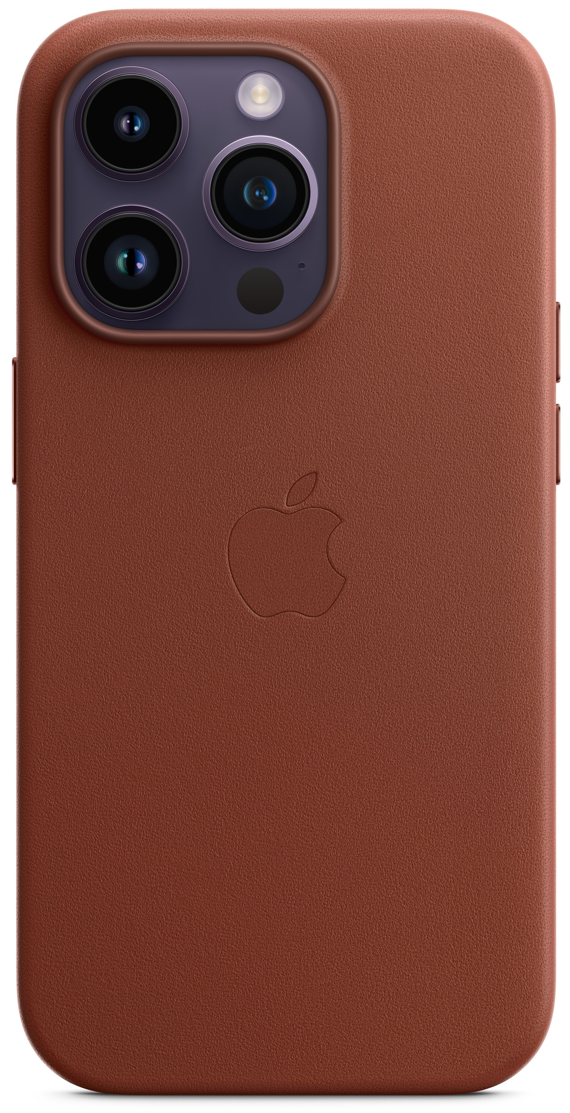 Чохол Apple для iPhone 14 Pro Leather Case with MagSafe Umber (MPPK3ZM/A)фото2