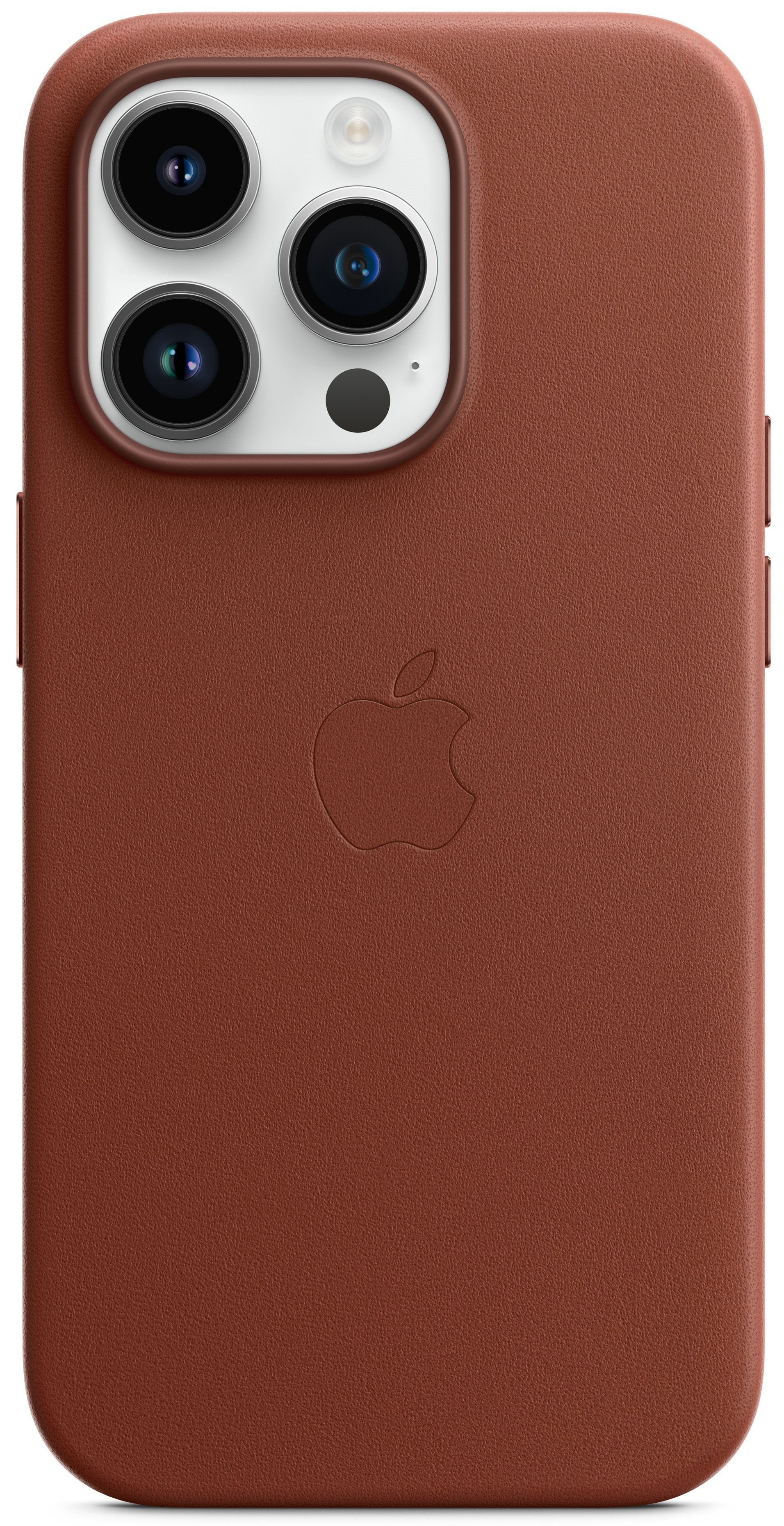 Чехол Apple для iPhone 14 Pro Leather Case with MagSafe Umber (MPPK3ZM/A) фото 3