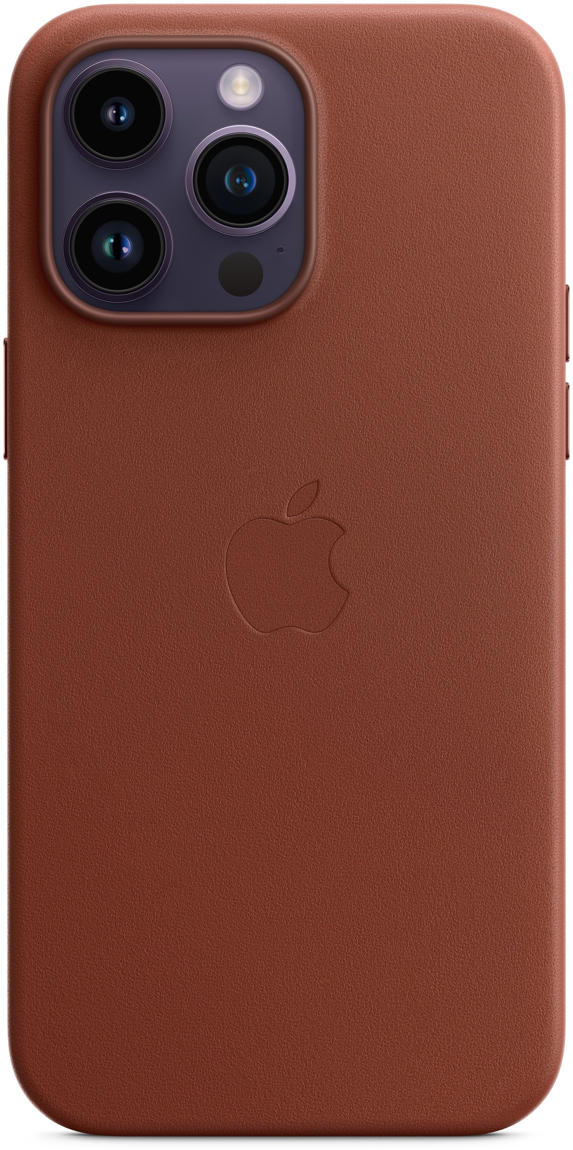Чохол Apple для iPhone 14 Pro Max Leather Case with MagSafe Umber (MPPQ3RM/A)фото3