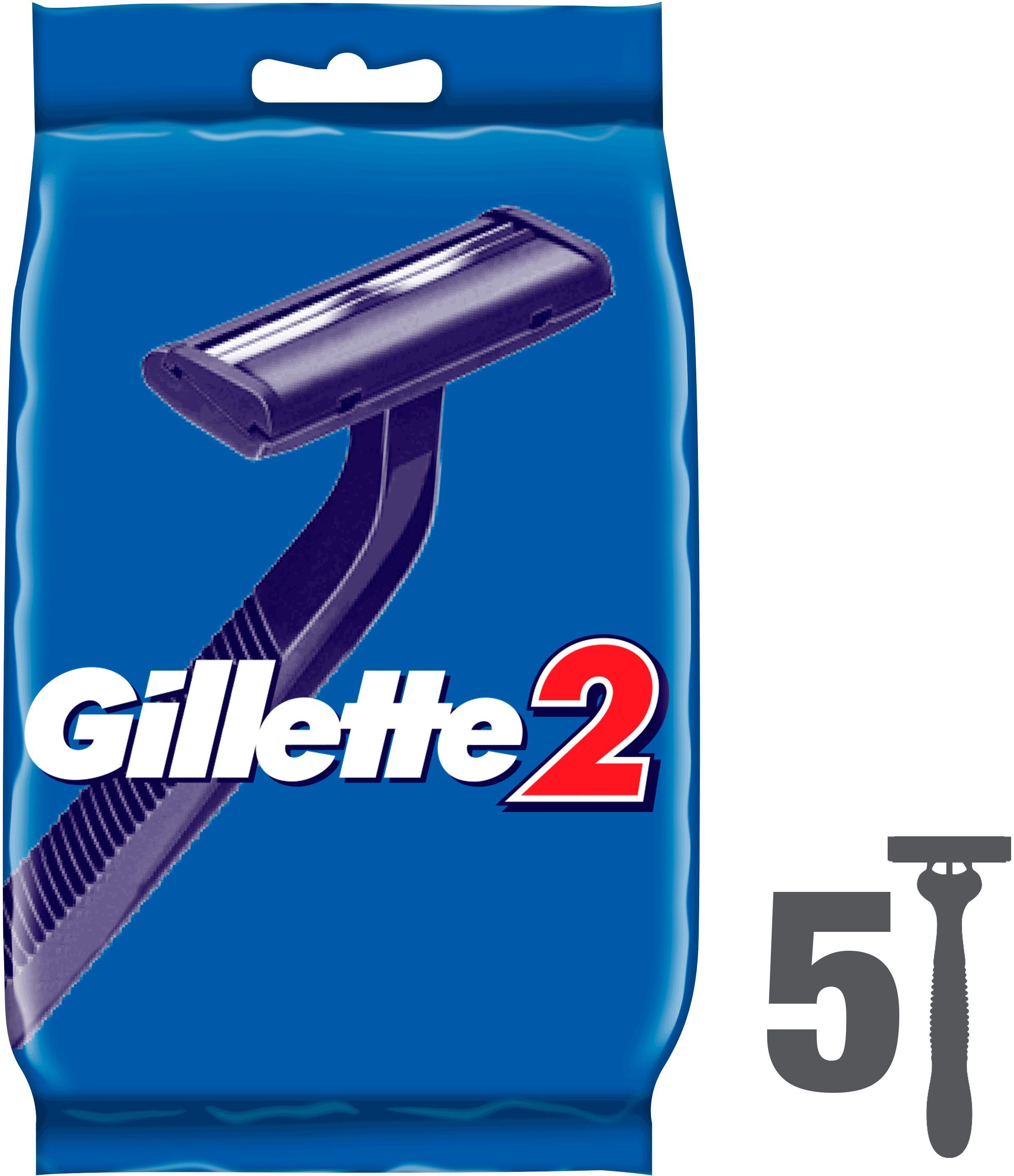 Бритви одноразові Gillette 2 5 штфото2