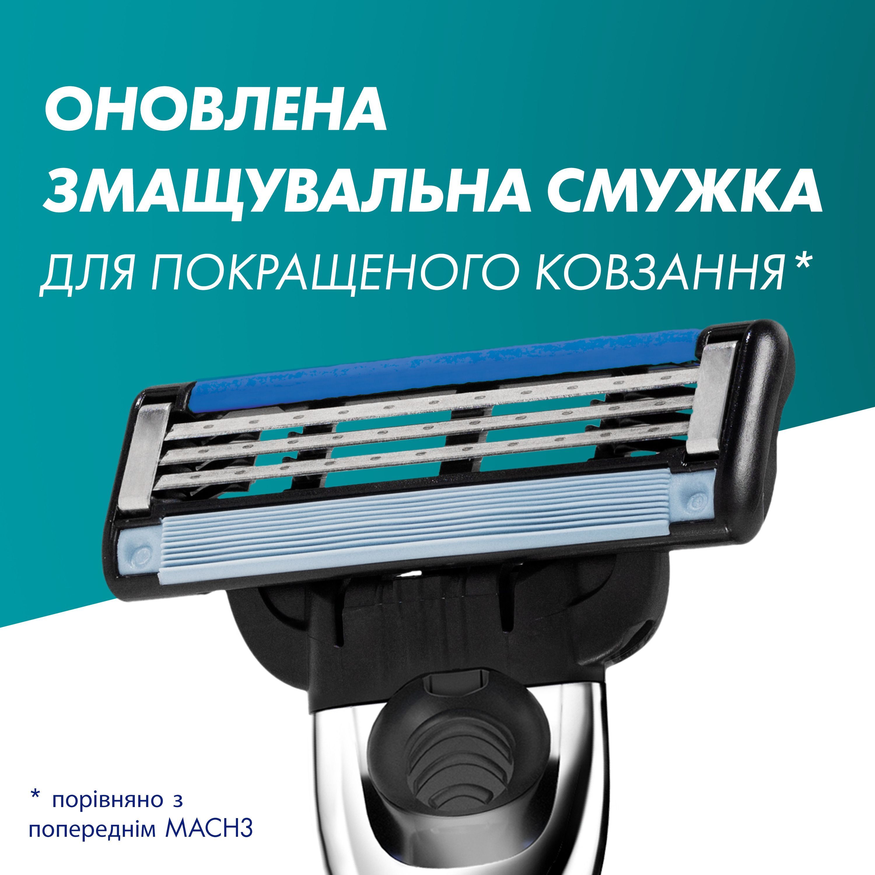 Змінні картриджі для гоління Gillette Mach 3 Turbo 5 штфото