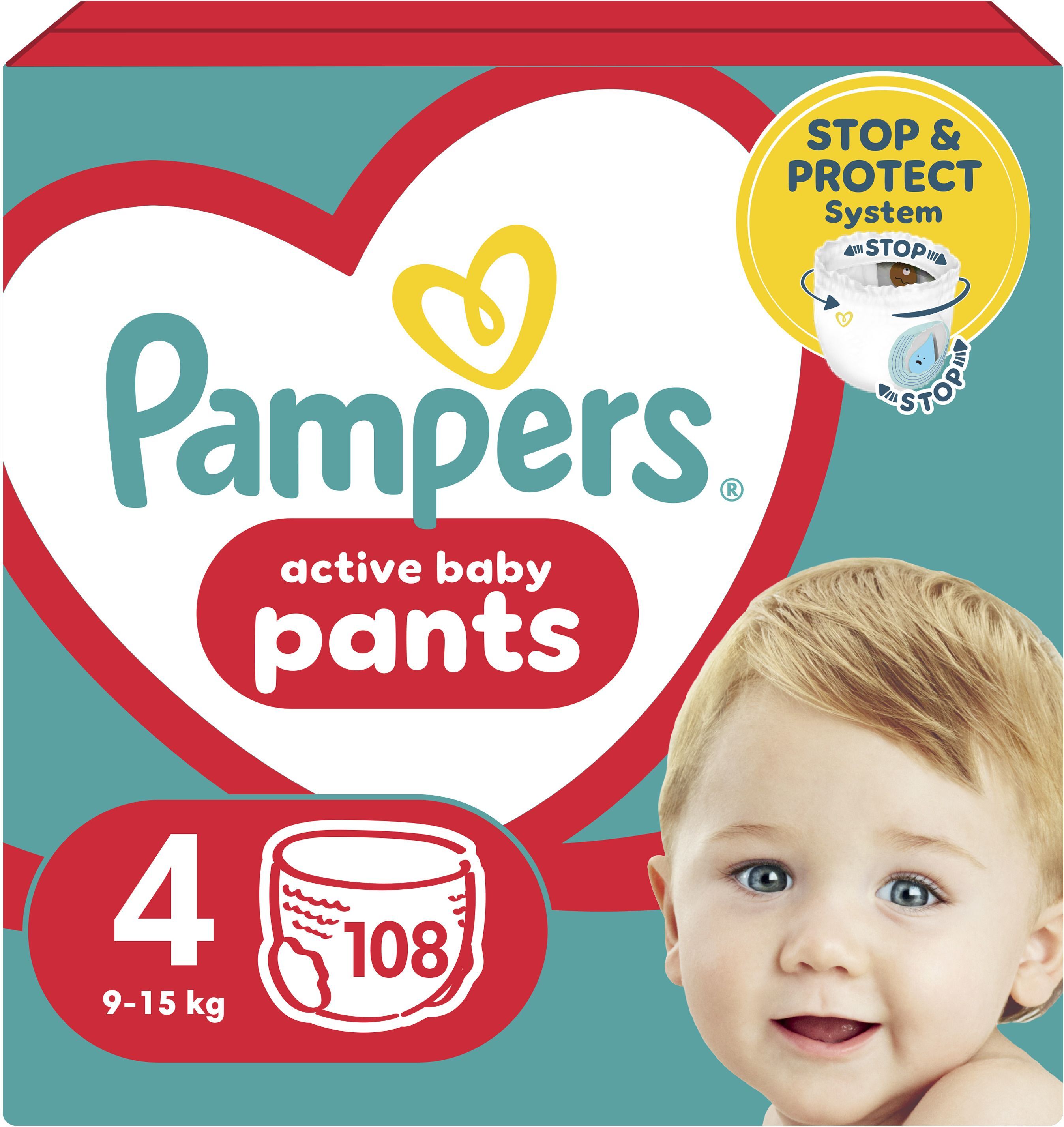 Подгузники-трусики Pampers Pants Maxi Размер 4 9-15 кг Mega 108 шт фото 2