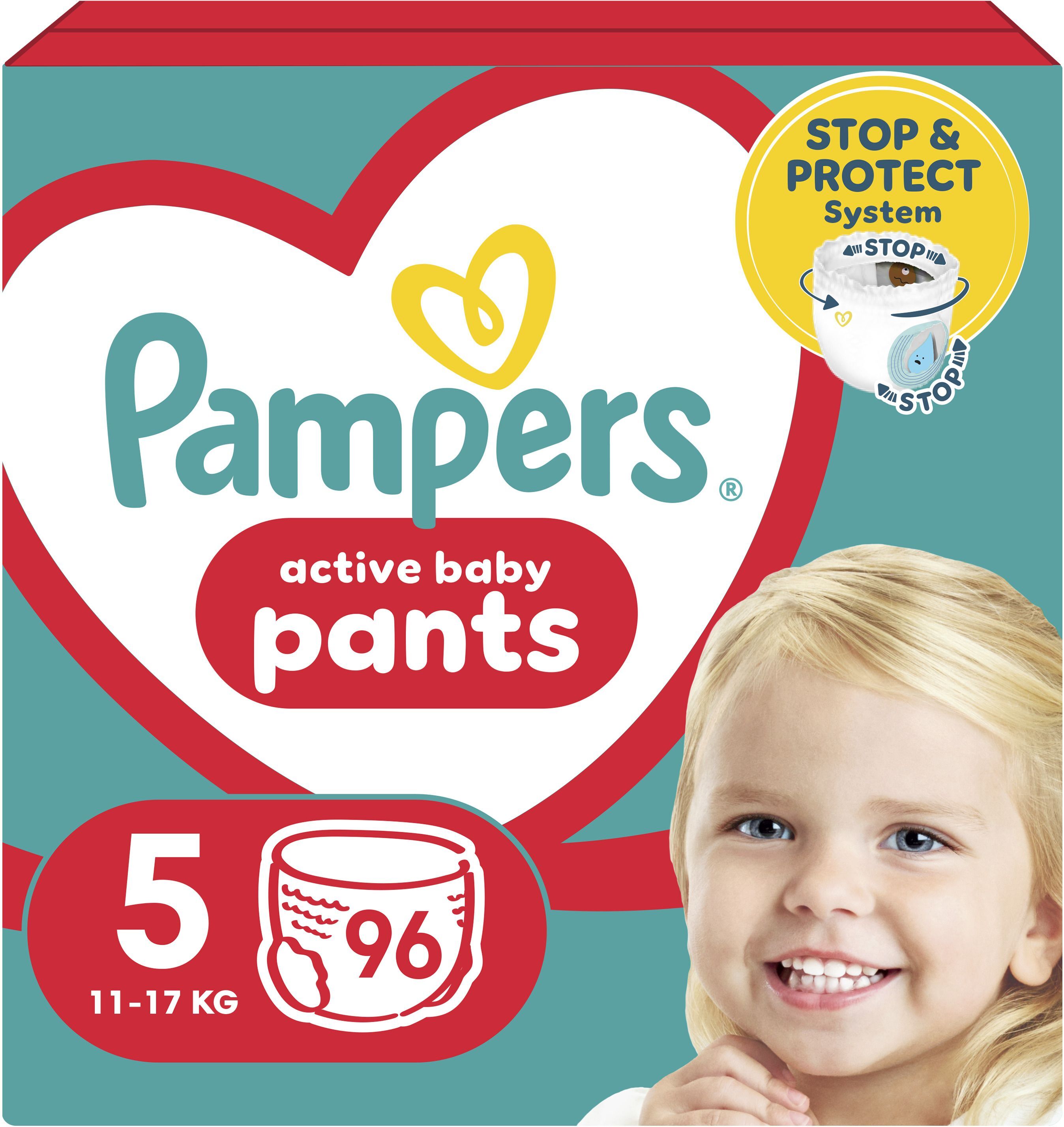 Подгузники-трусики Pampers Pants Junior Размер 5 12-17 кг Mega 96 шт фото 2