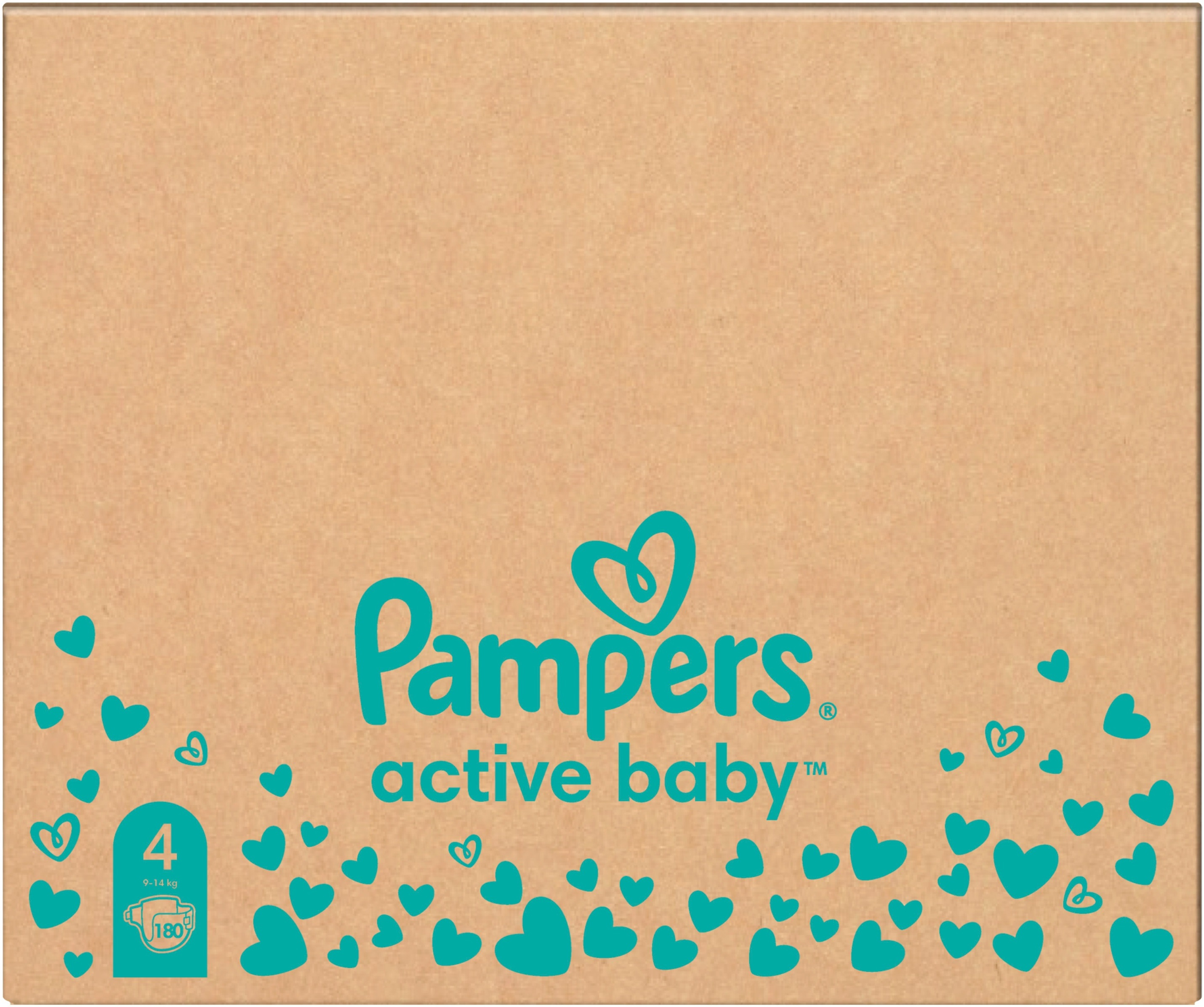 PAMPERS Детские одноразовые подгузники Active Baby Maxi (9-14 кг) Мега Супер 180шт фото 3