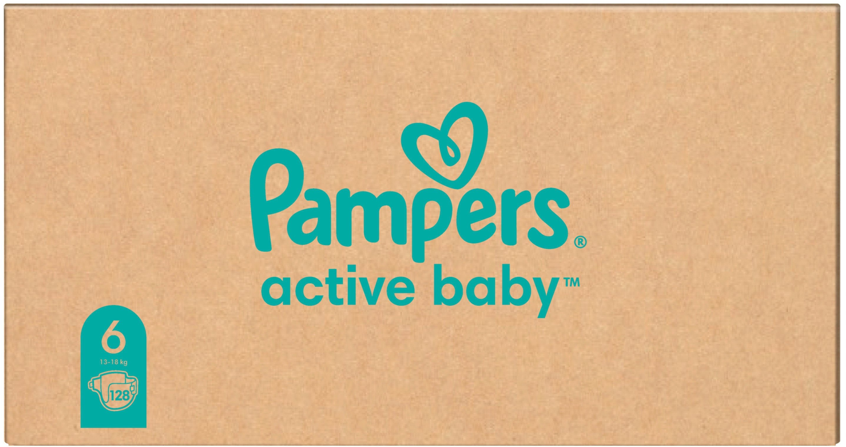 PAMPERS Детские одноразовые подгузники Active Baby Giant (13-18 кг) Мега Супер 128шт фото 3