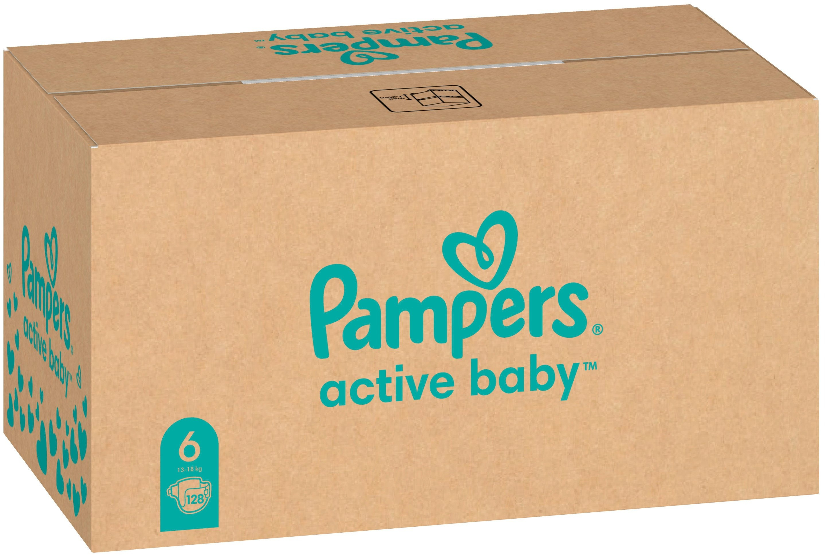 PAMPERS Детские одноразовые подгузники Active Baby Giant (13-18 кг) Мега Супер 128шт фото 2