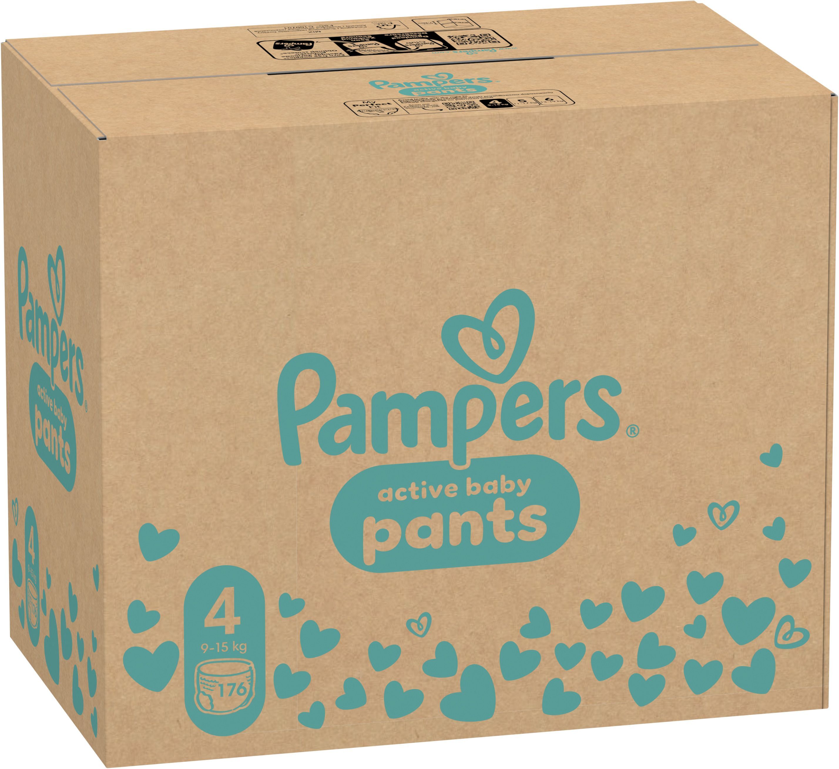 Подгузники-трусики Pampers Pants Maxi Размер 4 9-15 кг Mega Super 176 шт фото 2