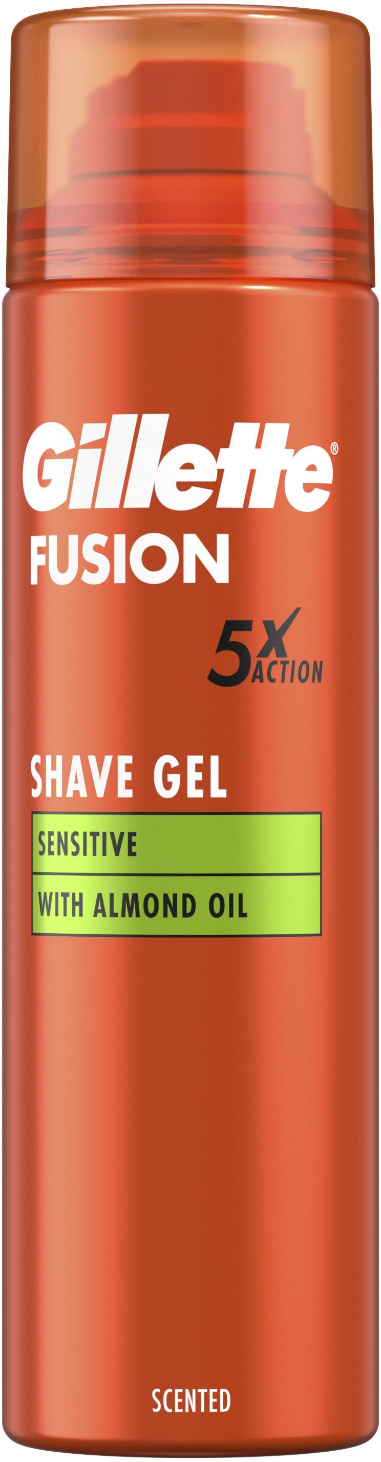 Гель для гоління Gillette Fusion Для чутливої шкіри 200 млфото2