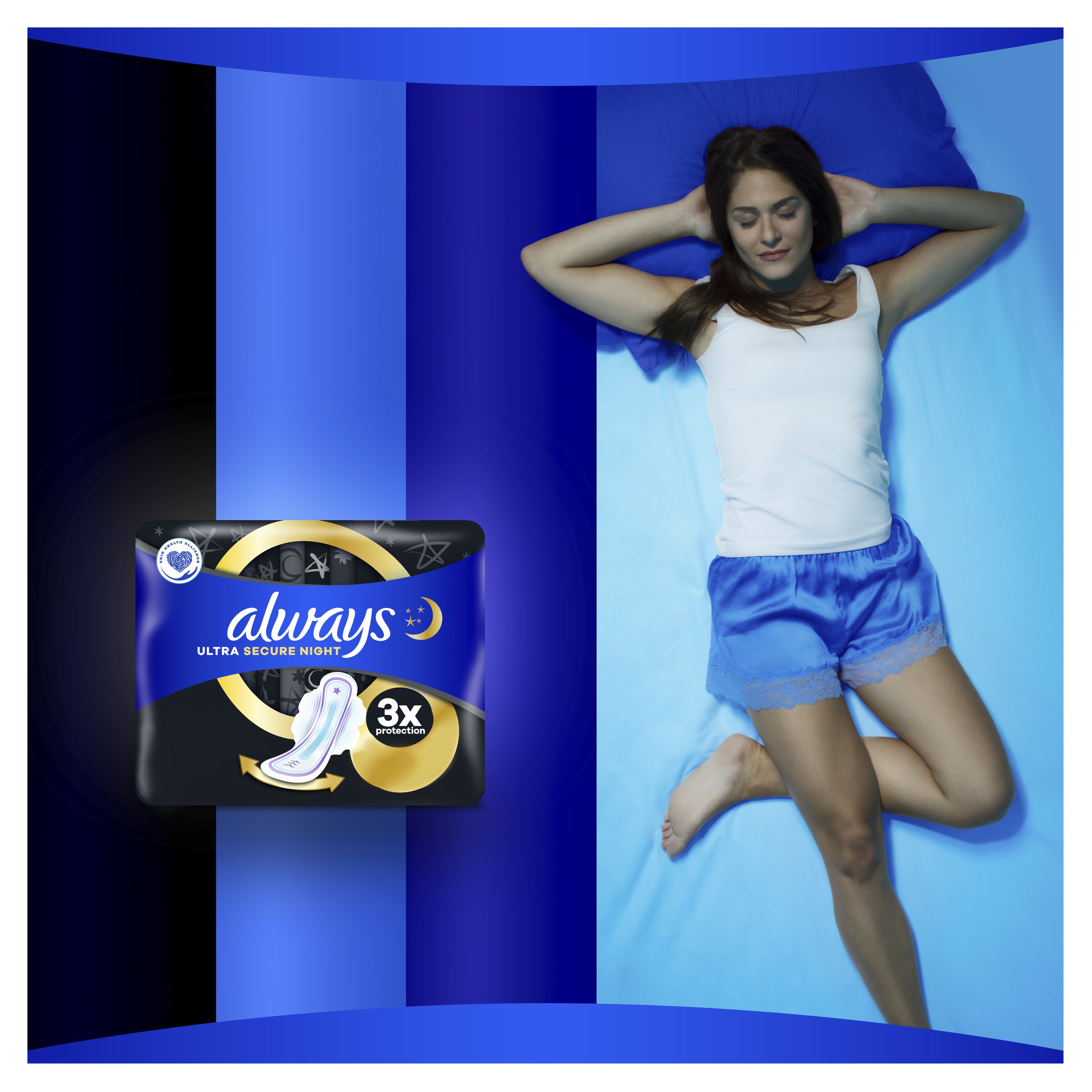 ALWAYS Ультра Гигиенические прокладки ультратонкие ароматизированные Ночные экстра защита Single 6шт фото 3