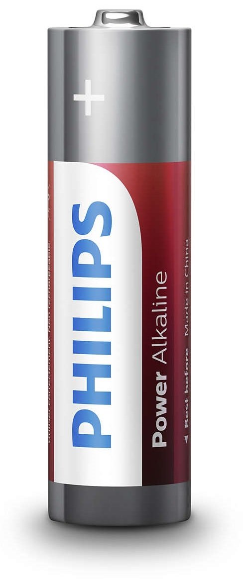 Батарейка Philips Power Alkaline AA щелочная пленка 4 шт (LR6P4F/10) фото 2