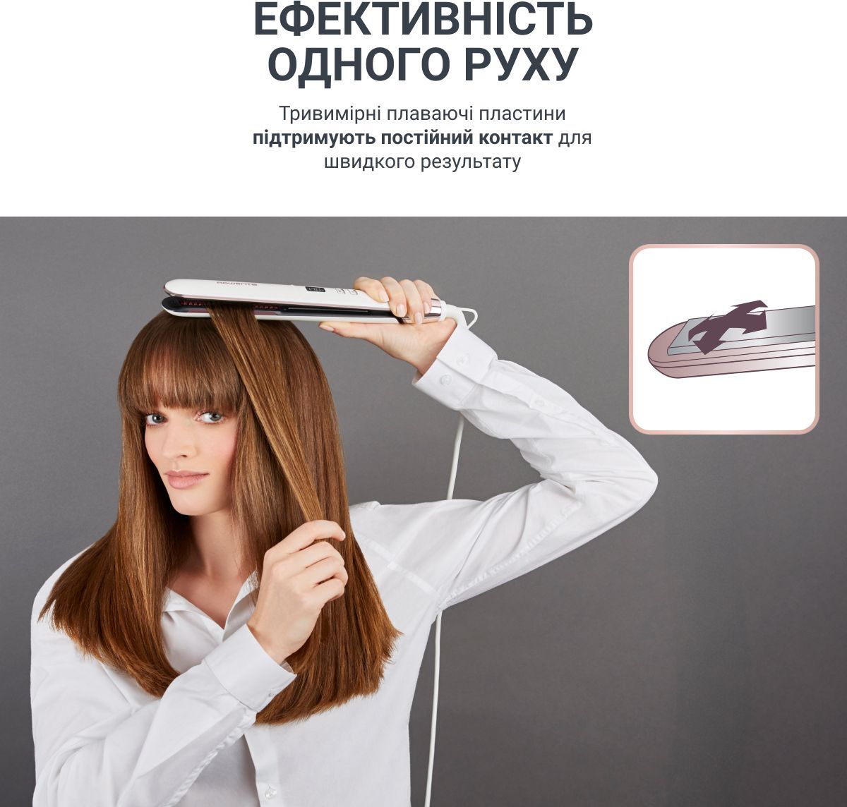 Выпрямитель волос Rowenta VOLUMIZER SF4655F0 фото 9