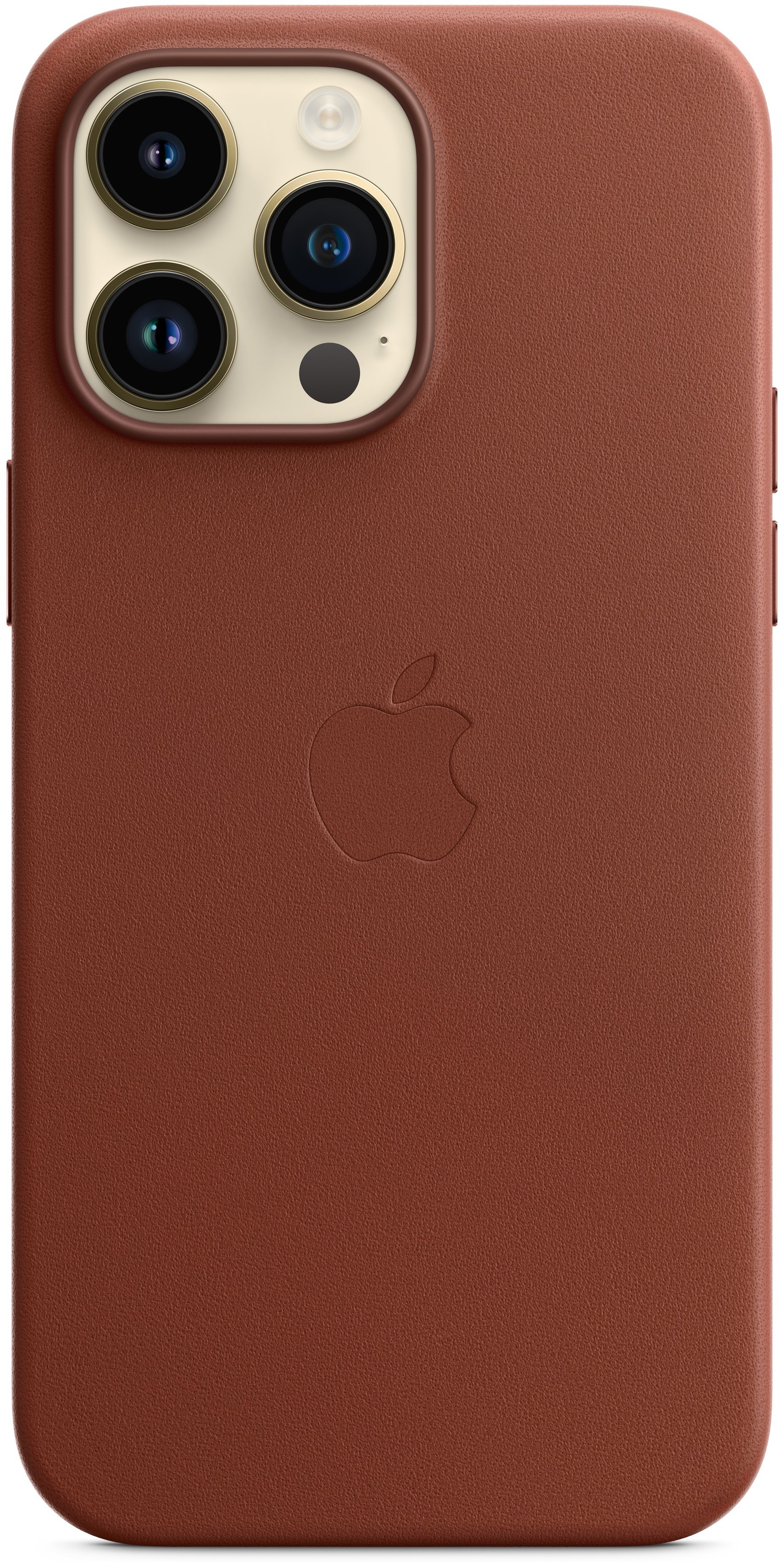 Чохол Apple для iPhone 14 Pro Max Leather Case with MagSafe – Umber (MPPQ3ZE/A)фото4