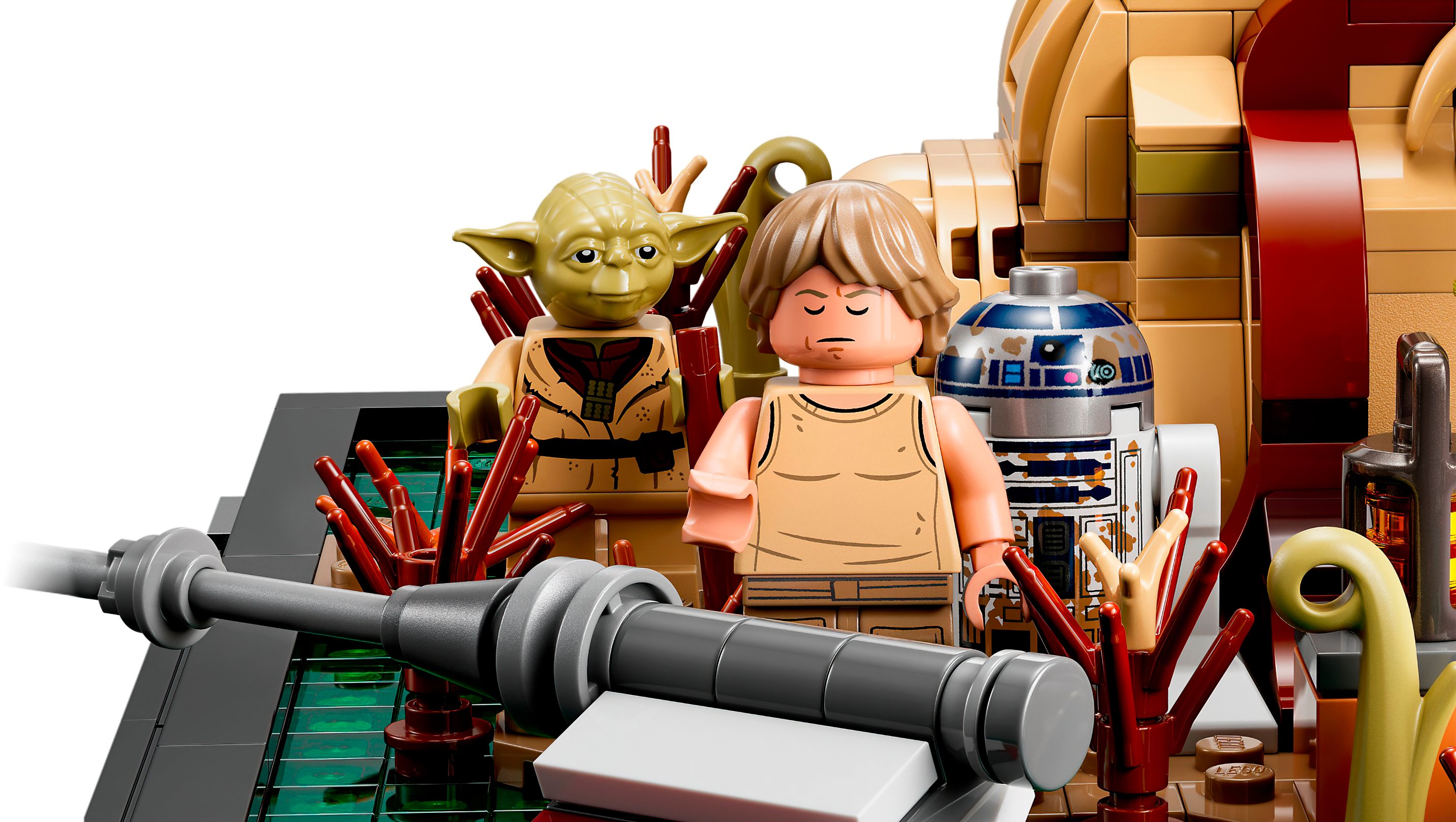 LEGO 75330 Star Wars Диорама тренировки Джедая на Дагобе фото 4