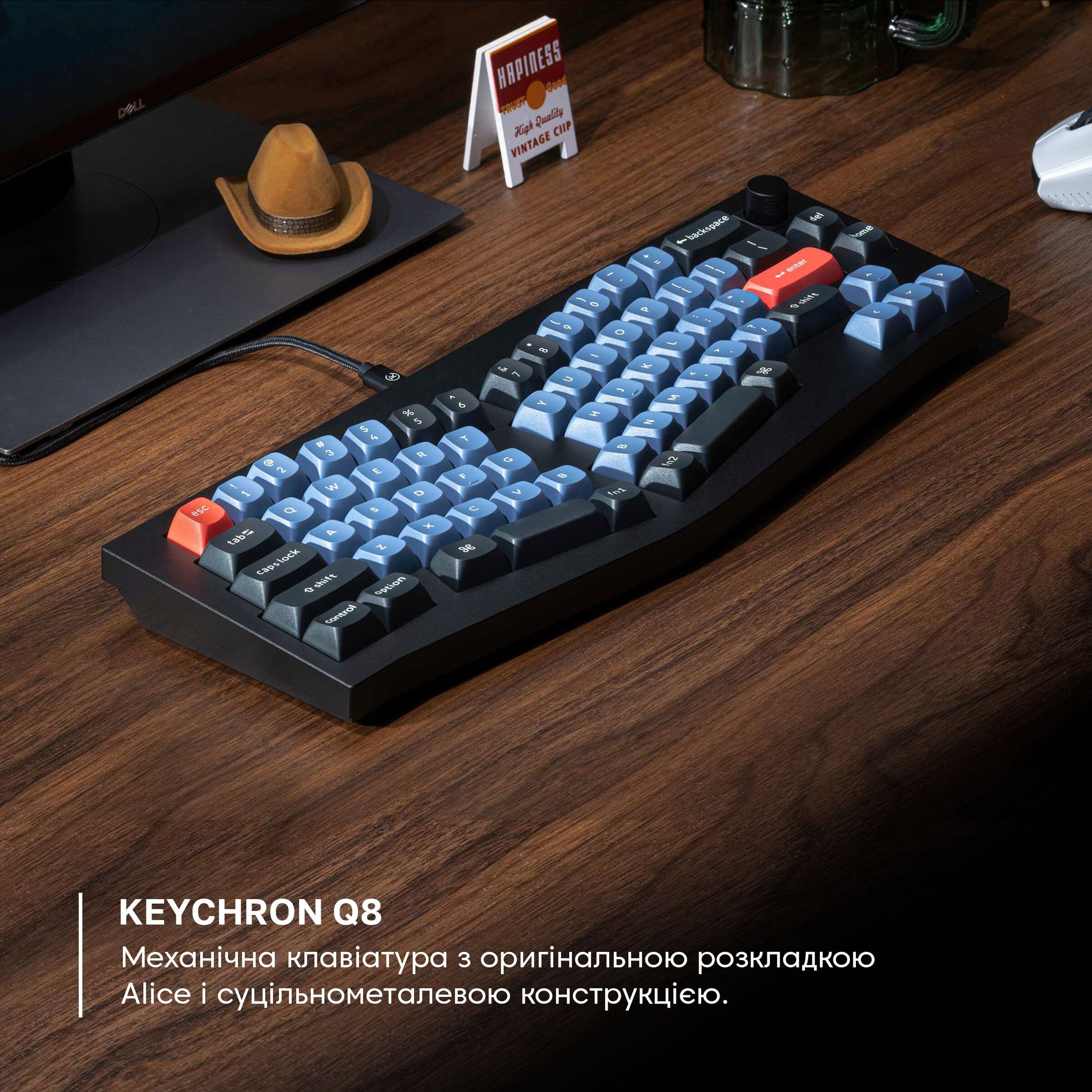 Клавіатура Keychron Q8 100 Key QMK Gateron G PRO Brown Hot-Swap RGB Knob Black (Q8M3_Keychron)фото10