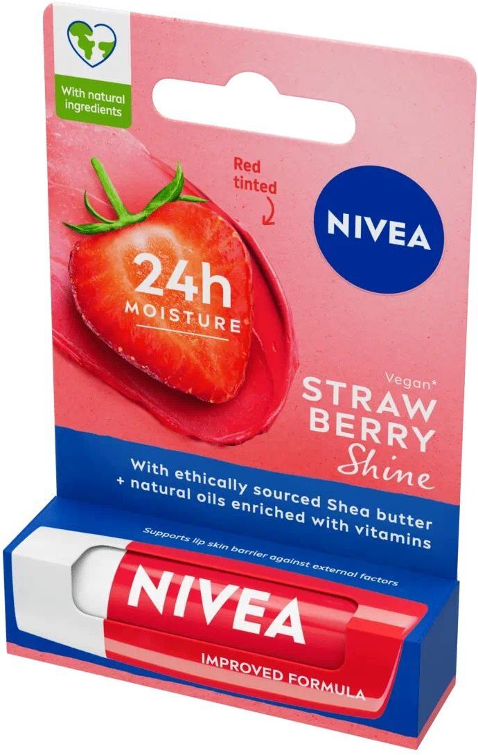 Бальзам для губ Nivea Полуничне сяйво 4,8гфото5