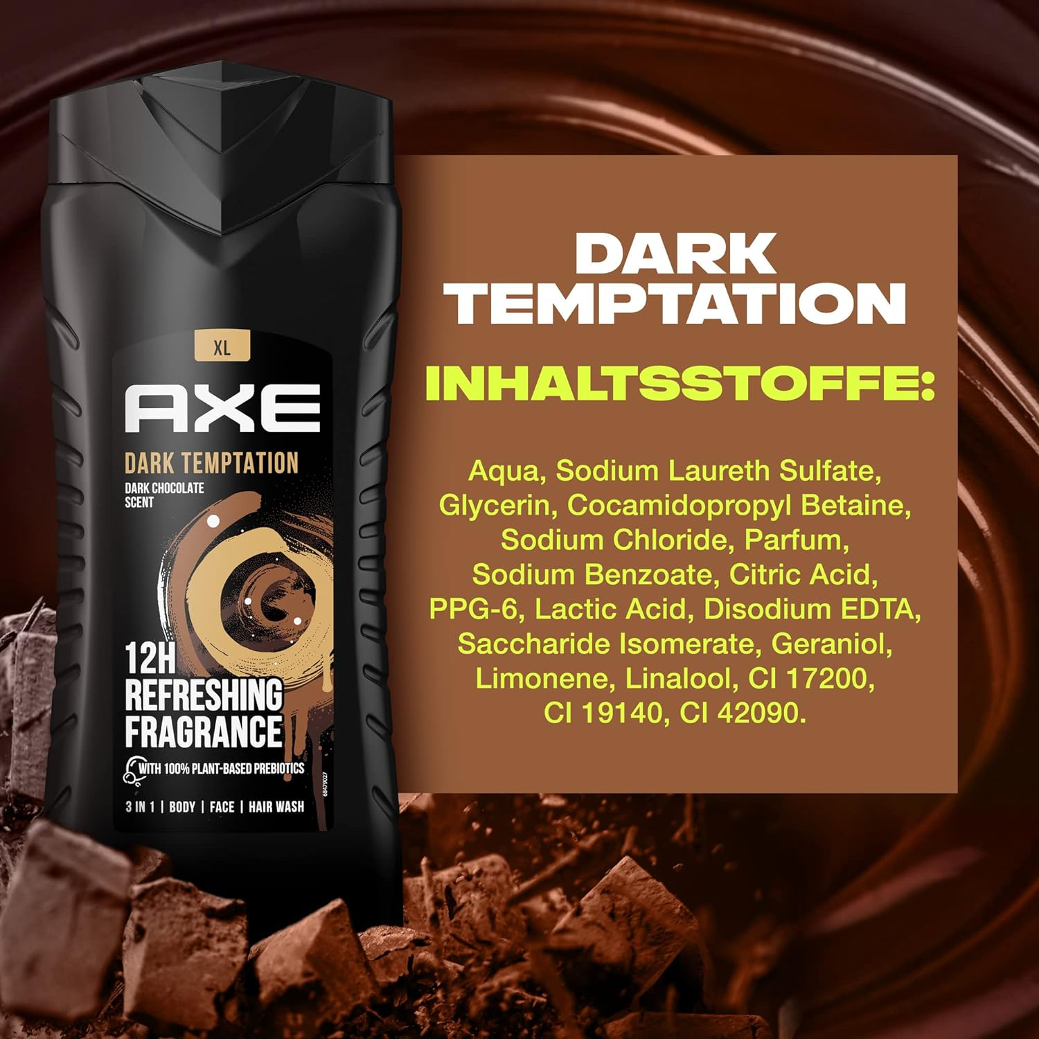 Гель для душу Axe Dark Temptation 400 млфото3