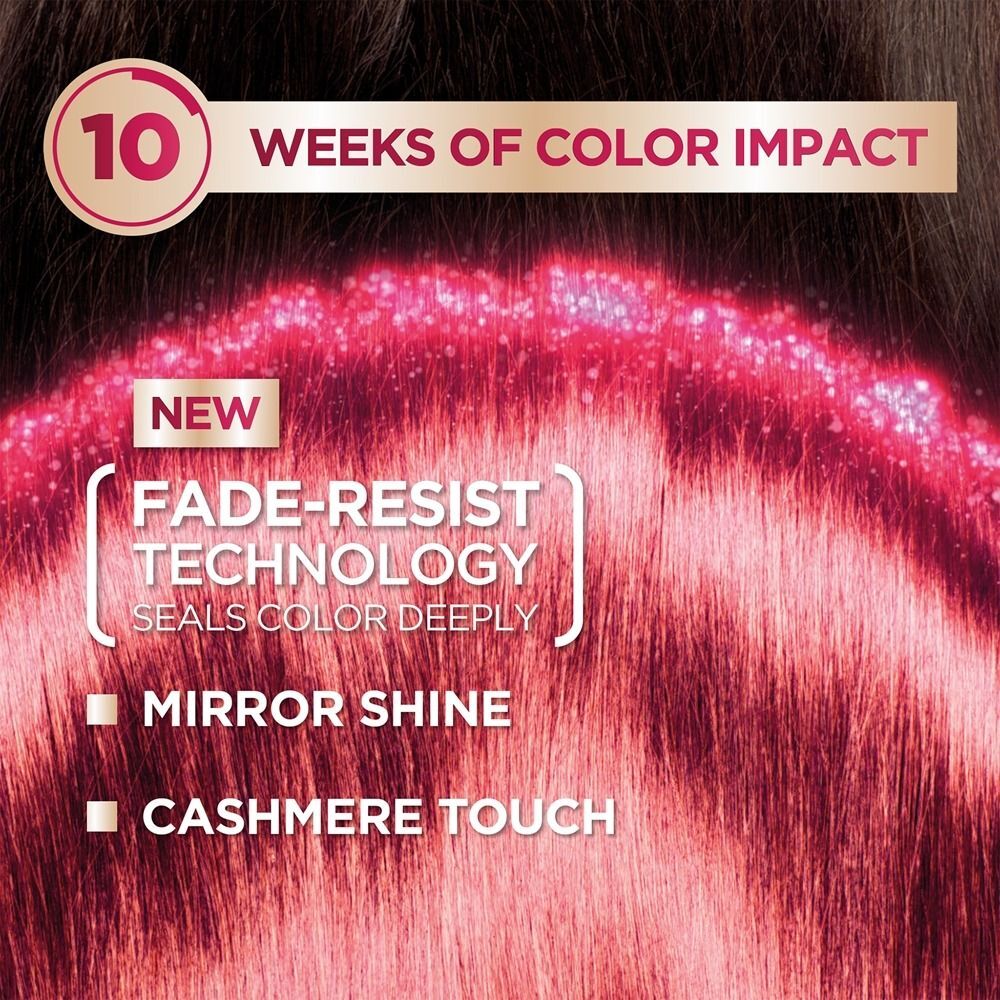 Стійка крем-фарба для волосся Garnier Color Sensation інтенсивний колір 6.60 Інтенсивний рубіновийфото
