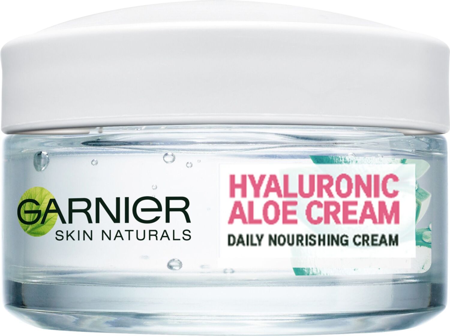 Гіалуроновий алое-крем Garnier Skin Naturals Для сухої та чутливої шкіри зволожувальний 50млфото