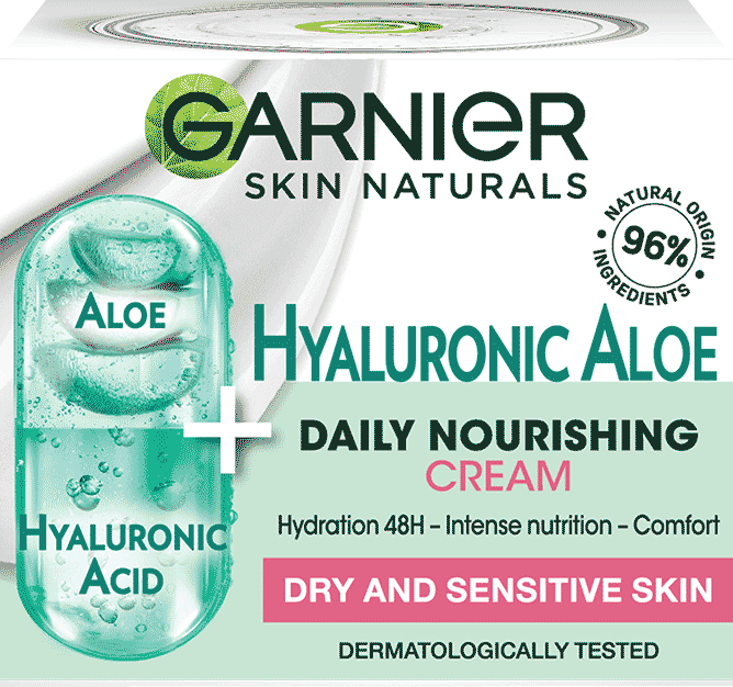 Гиалуроновый алоэ-крем Garnier Skin Naturals Для сухой и чувствительной кожи увлажняющий 50мл фото 4