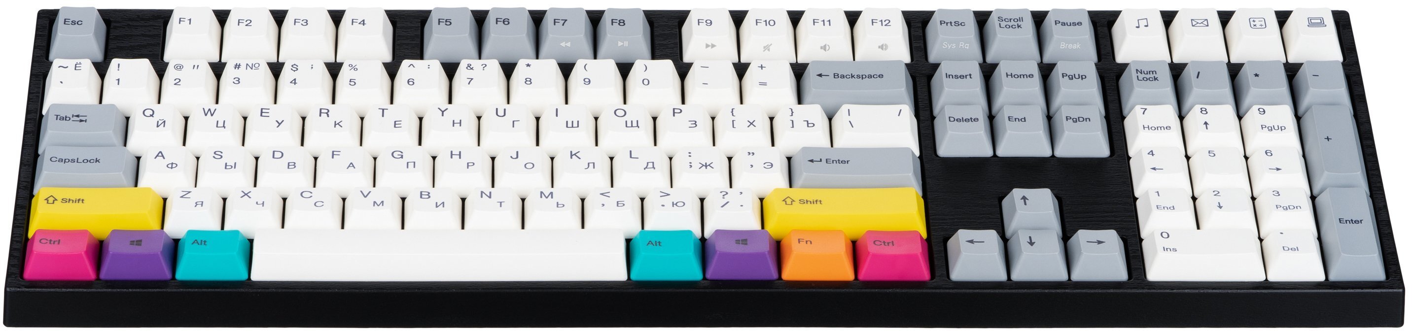 Ігрова клавіатура Varmilo VEA108 CMYK Cherry Mx Blue Multicolor (A26A024A1A1A06A007)фото4