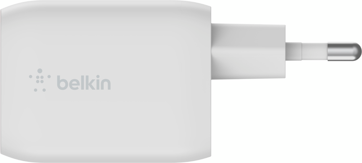 Мережевий ЗП Belkin Home Charger 65W GAN PD PPS Dual USB-C – USB-C 2m (WCH013VF2MWH-B6)фото3