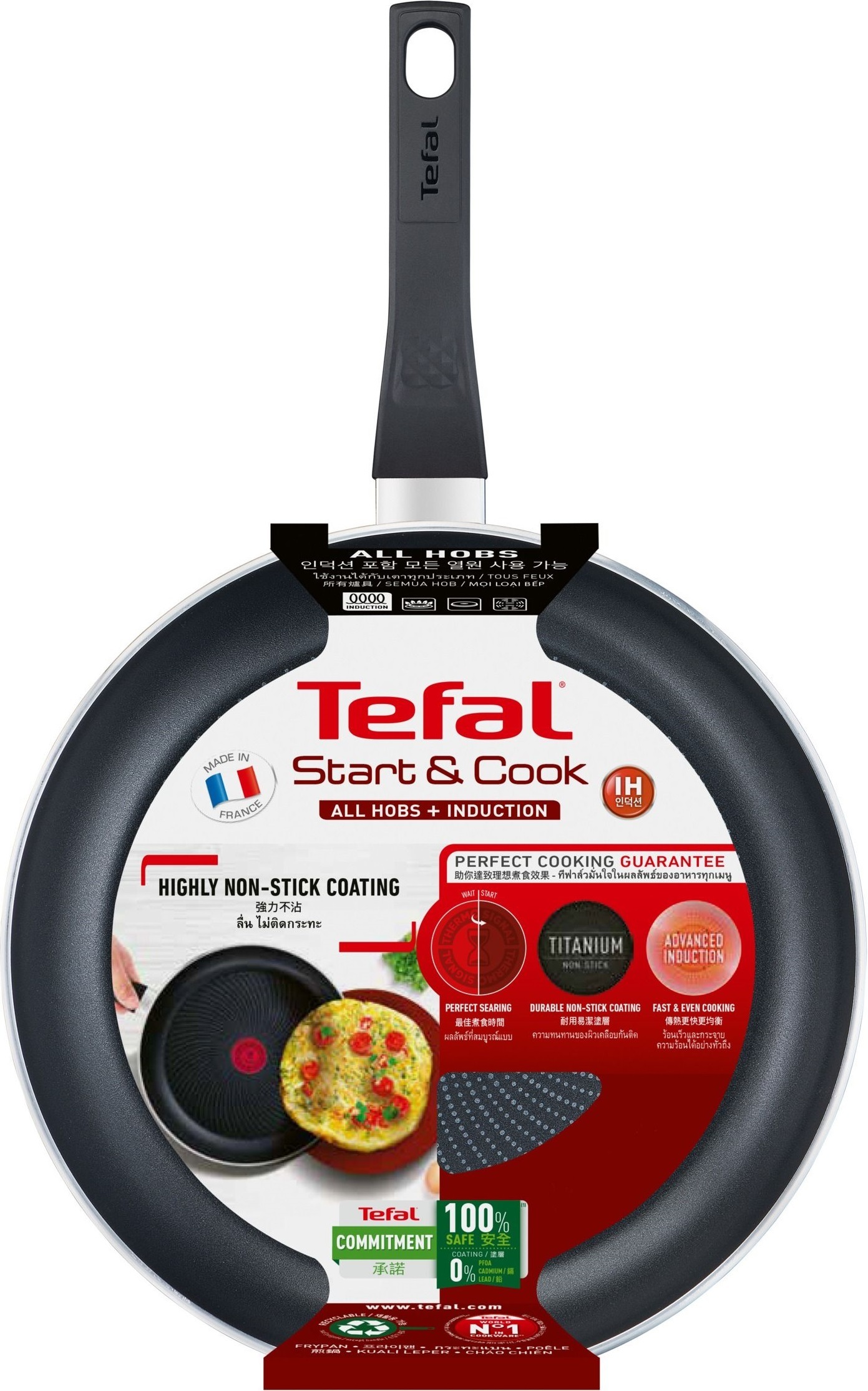 Сковорода Tefal Start&amp;Cook, 28см (C2720653) фото 