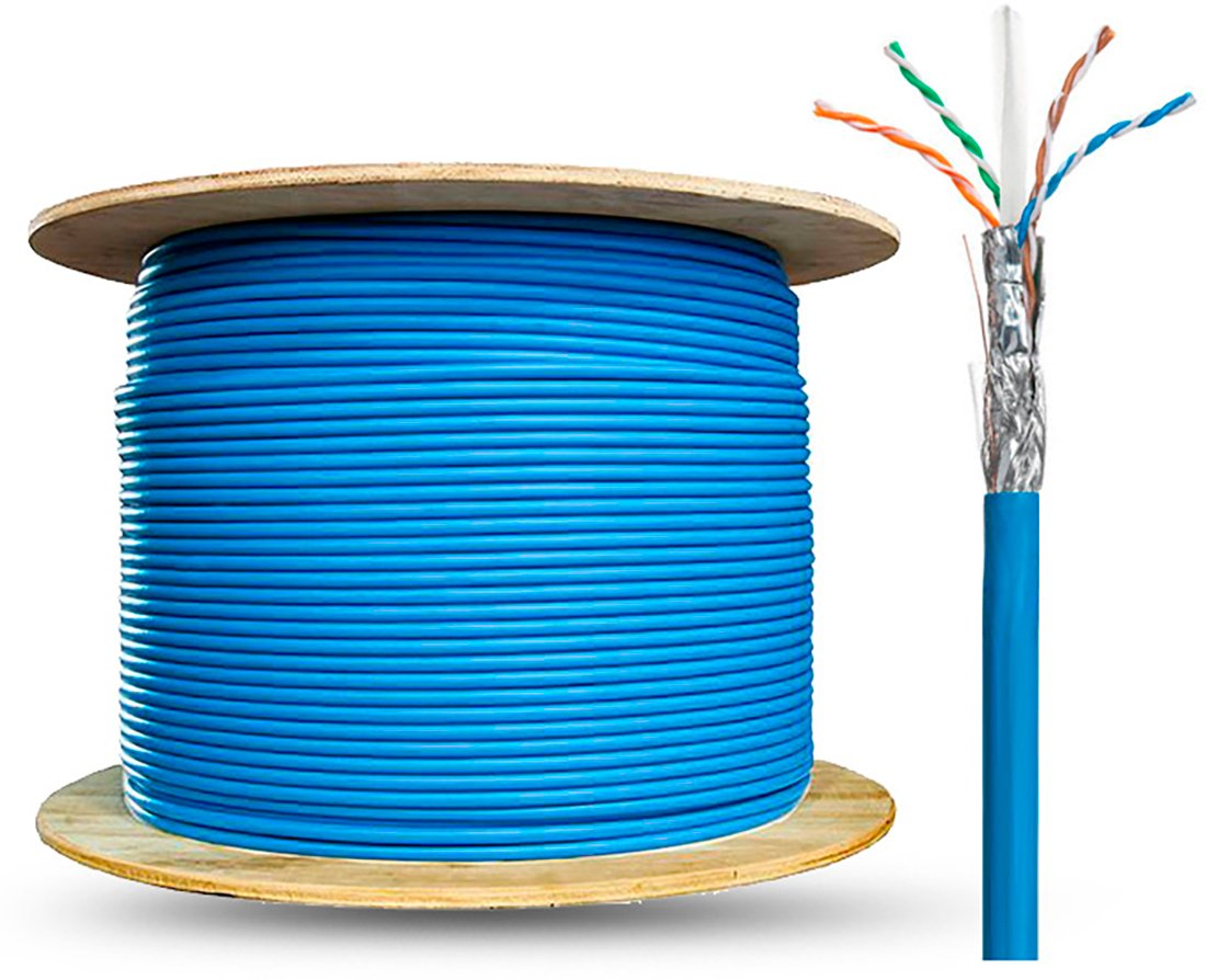 Кабель Legrand LCS2 CAT 6 F-UTP, AWG 23/1, 500м, LSZH, цена за 1м (000032756) фото