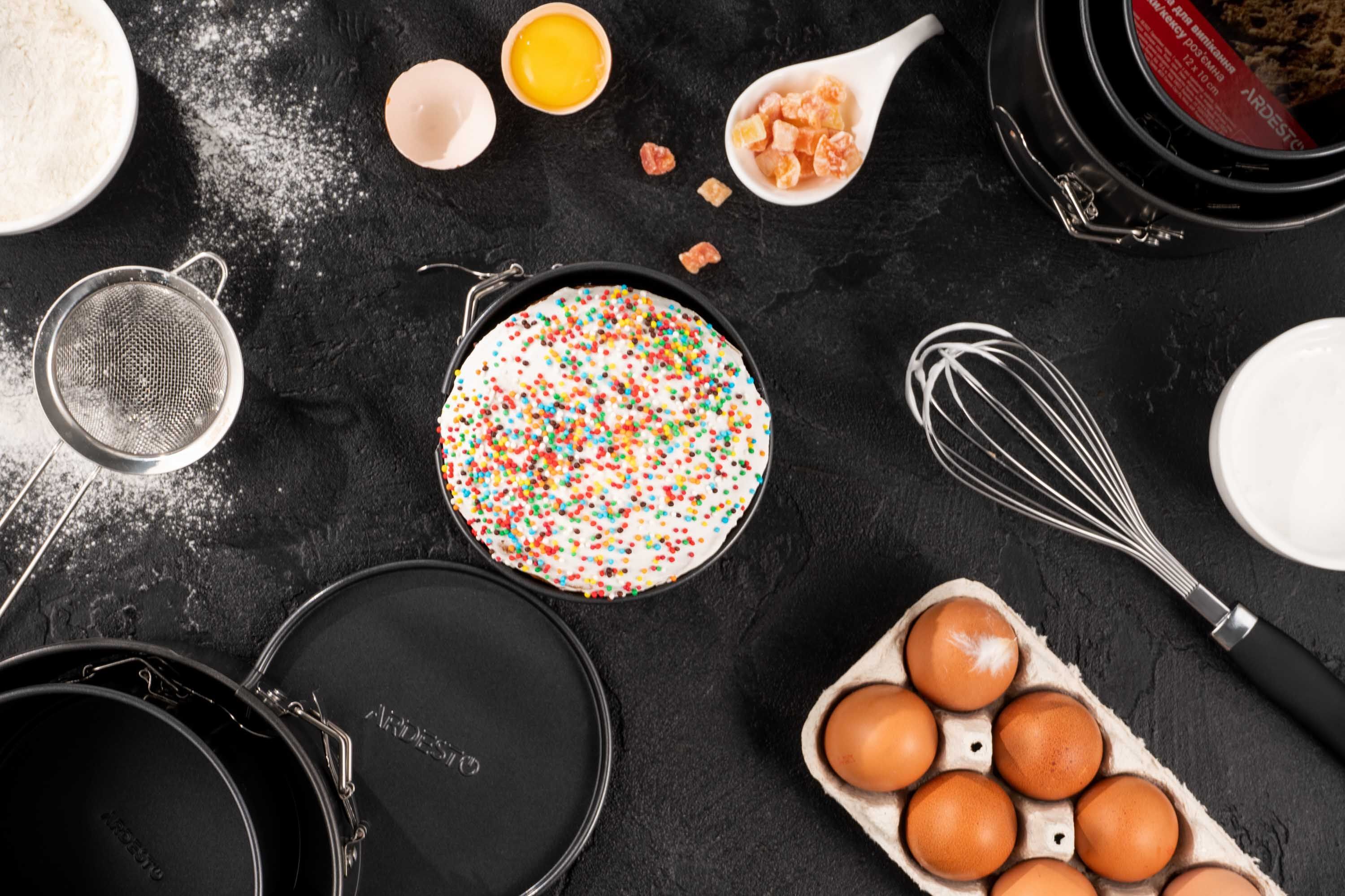 Форма для випікання паски/кексу ARDESTO Gemini кругла 14*12 см (AR2506G)фото