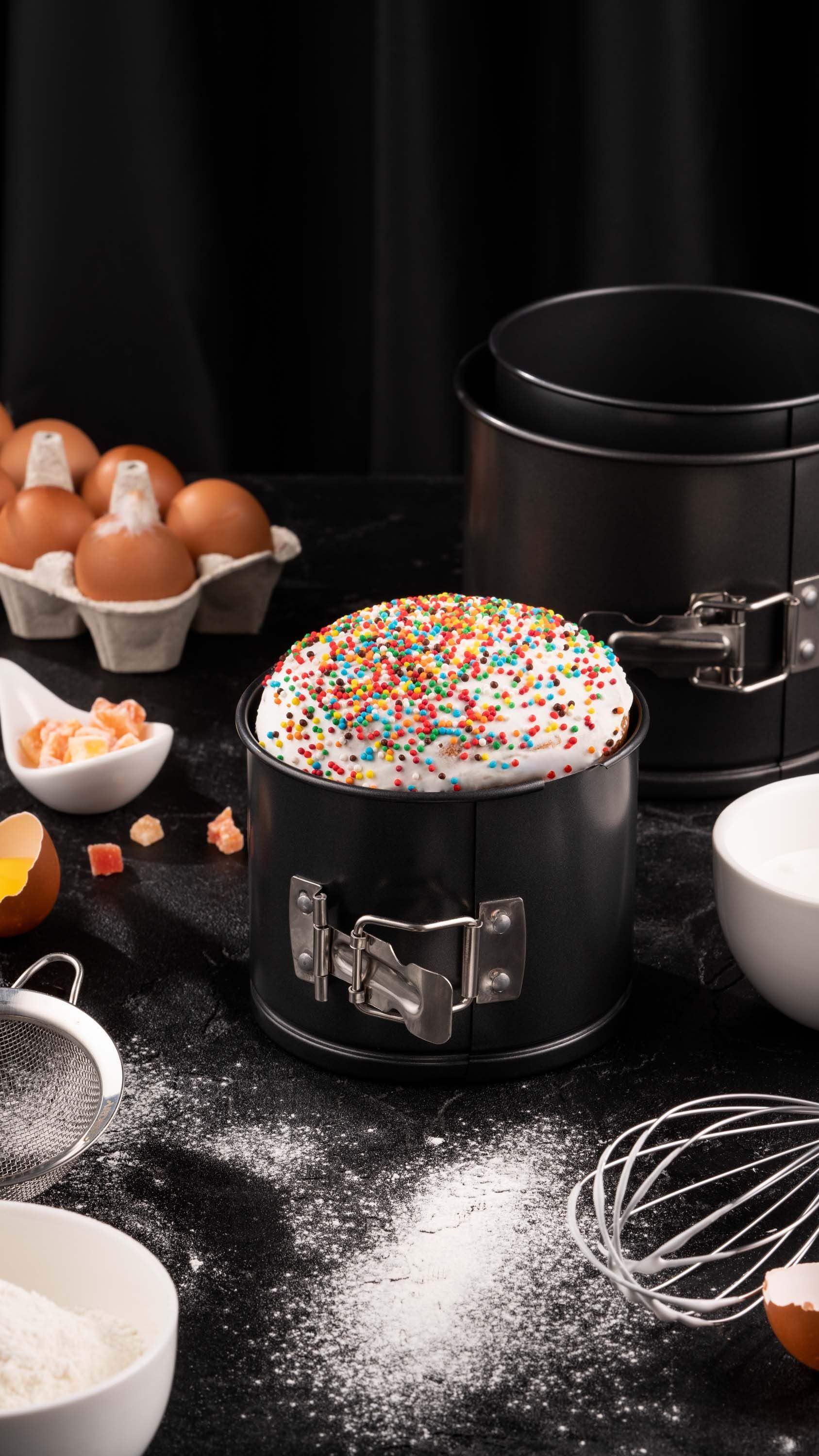 Форма для випікання паски/кексу ARDESTO Gemini кругла 14*12 см (AR2506G)фото