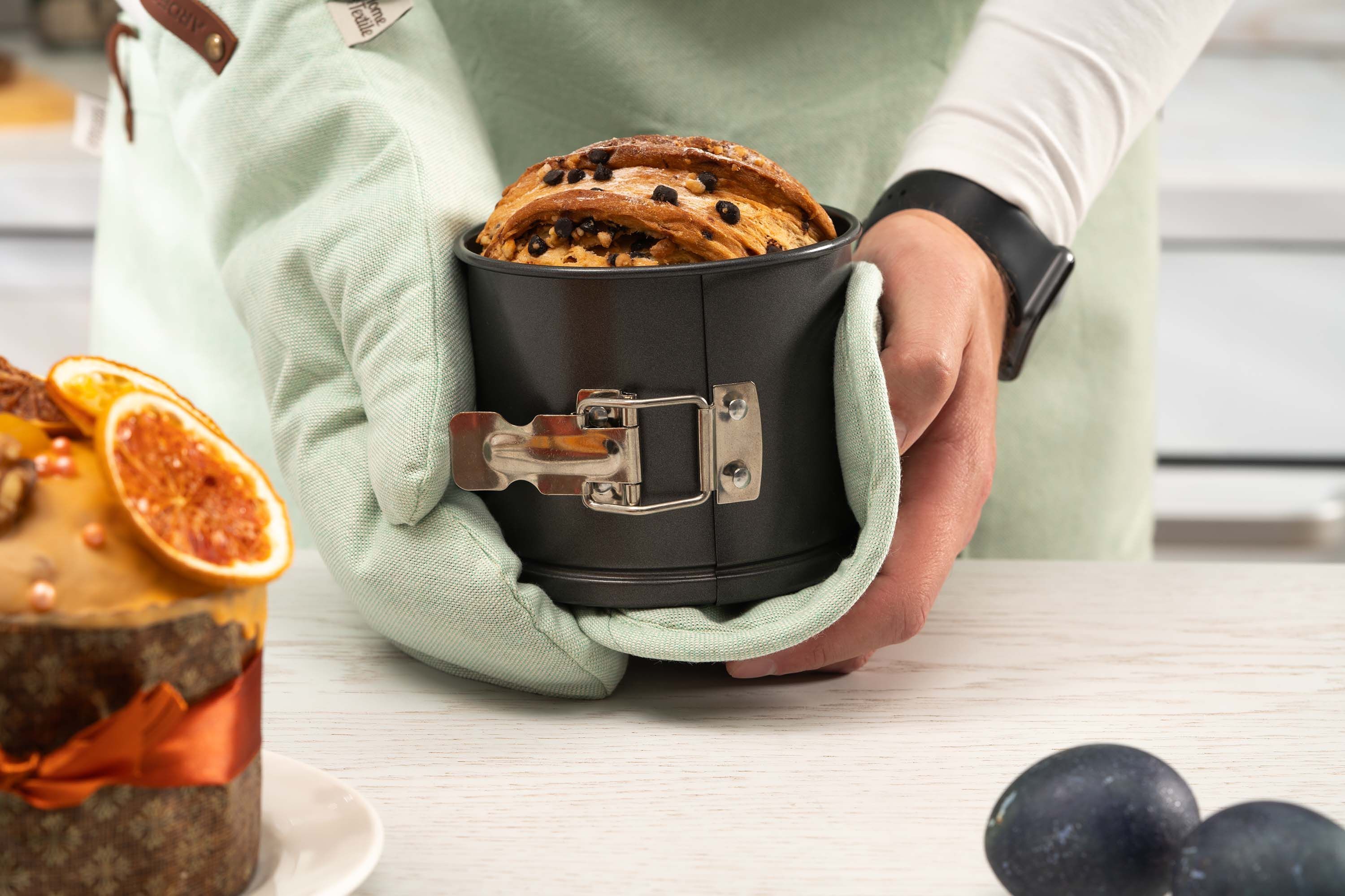 Форма для випікання паски/кексу ARDESTO Gemini кругла 12*10 см (AR2505G)фото