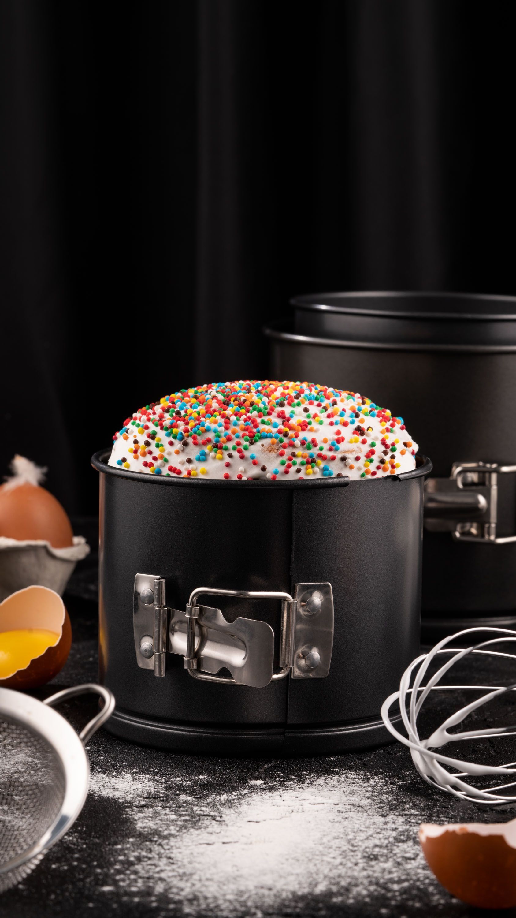 Форма для випікання паски/кексу ARDESTO Gemini кругла 12*10 см (AR2505G)фото